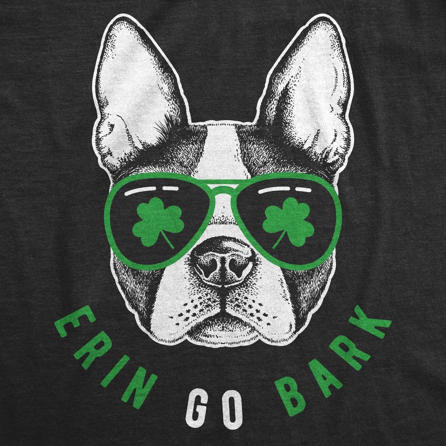 Erin Go Bark Men's Tshirt  -  Crazy Dog T-Shirts