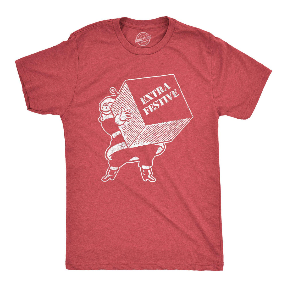 Extra Festive Men&#39;s Tshirt - Crazy Dog T-Shirts