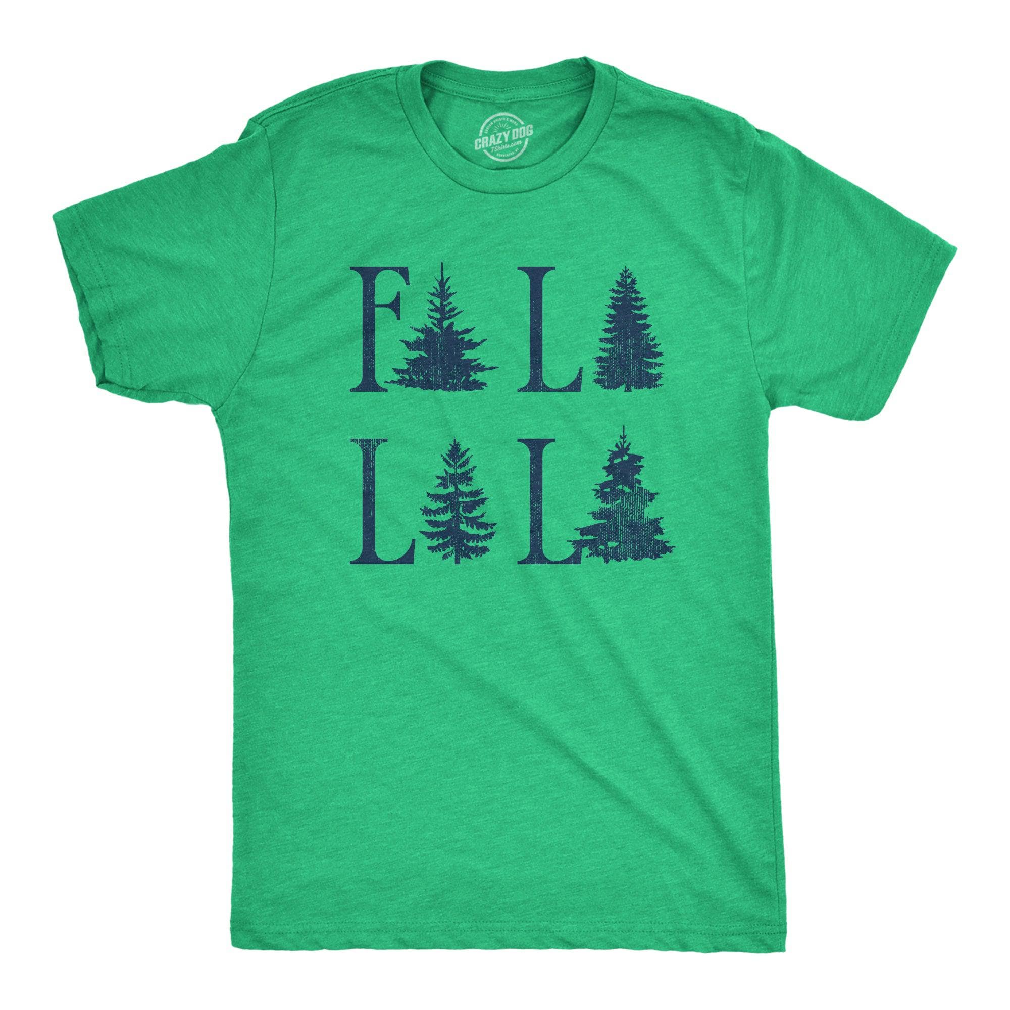 Fa La La La Men's Tshirt  -  Crazy Dog T-Shirts