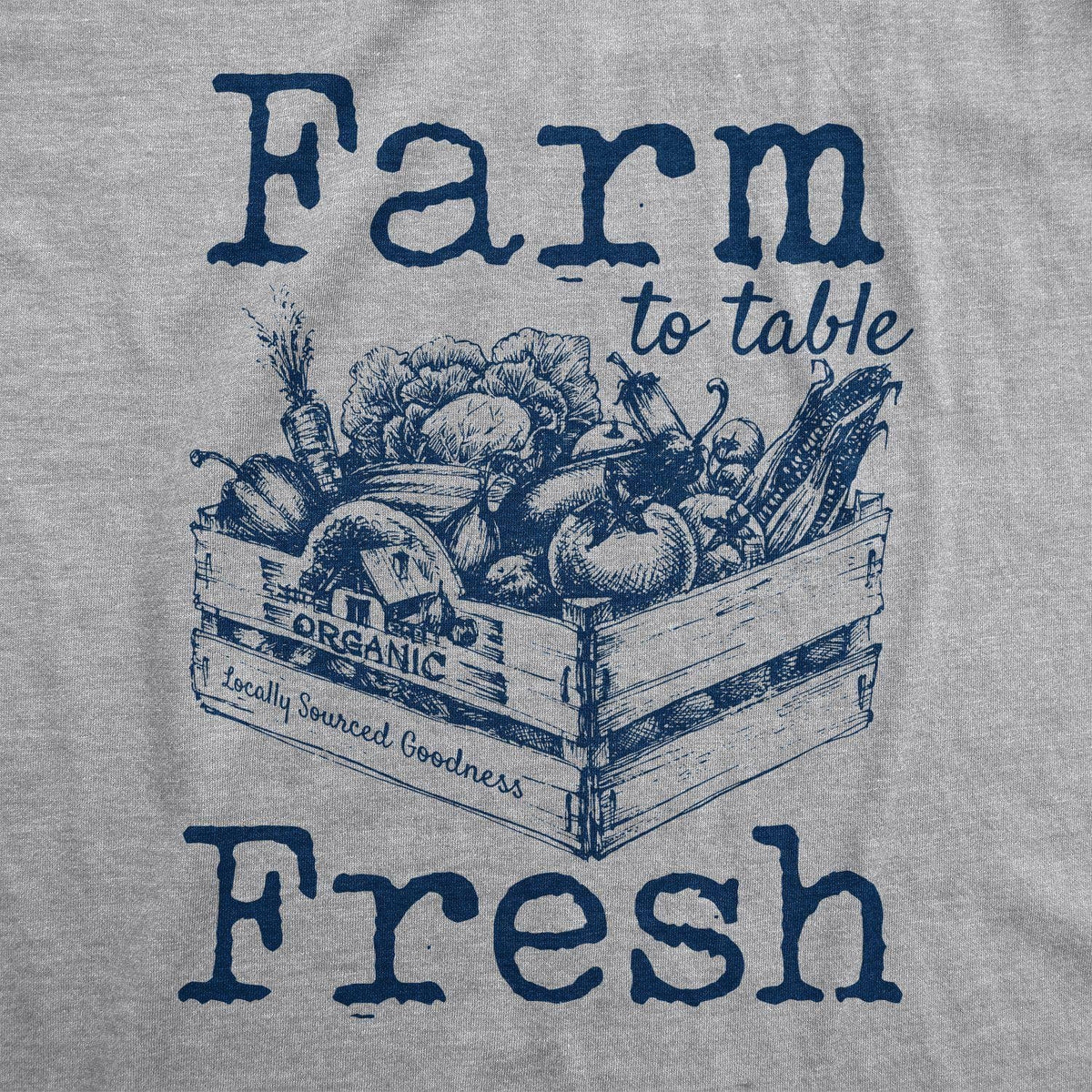 Farm To Table Fresh Men&#39;s Tshirt - Crazy Dog T-Shirts