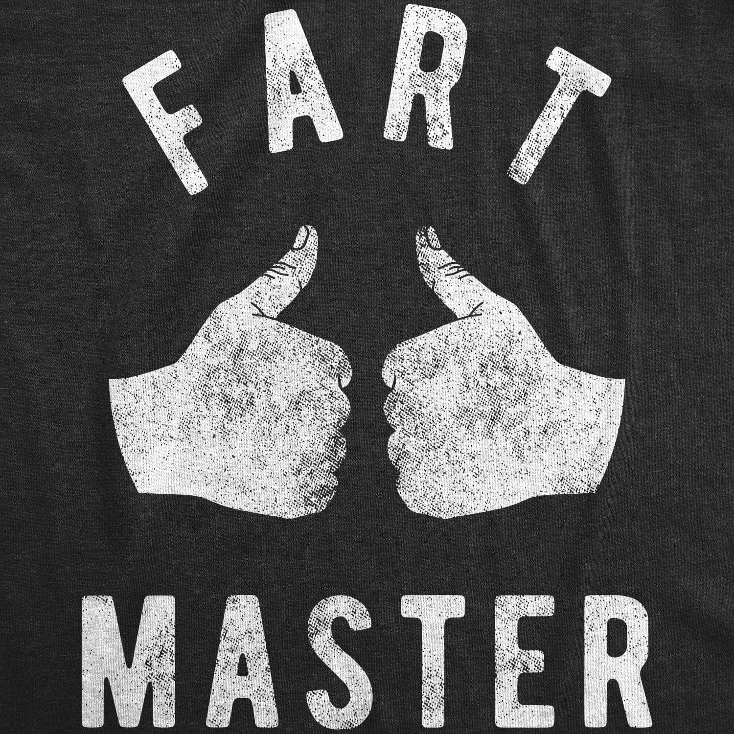 Fart Master Men's Tshirt  -  Crazy Dog T-Shirts