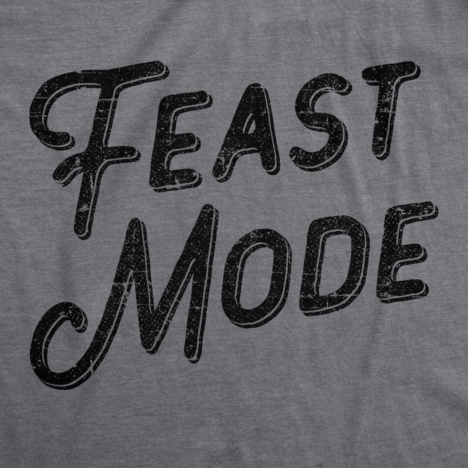 Feast Mode Men's Tshirt  -  Crazy Dog T-Shirts