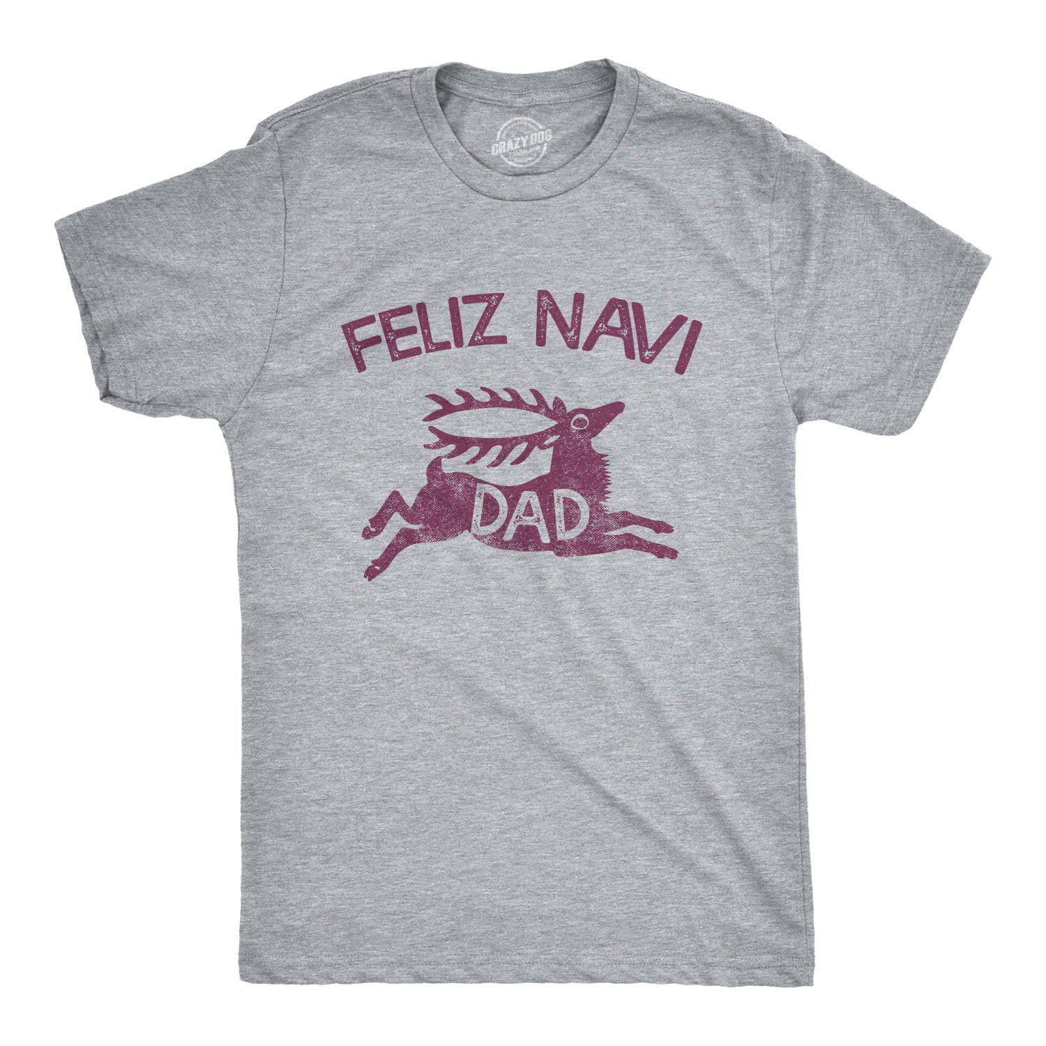 Feliz Navi-dad Men's Tshirt - Crazy Dog T-Shirts