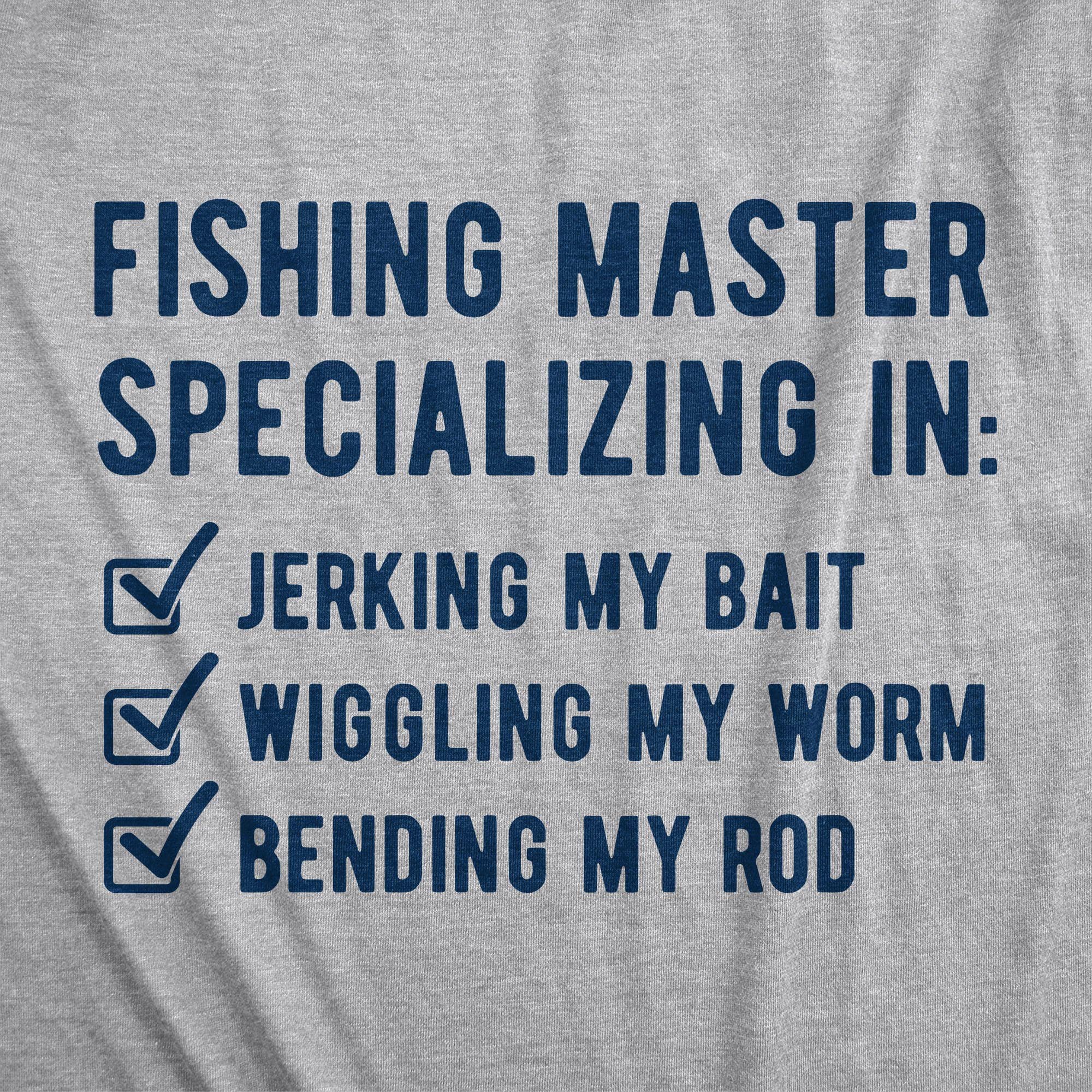 Fishing Master Men's Tshirt - Crazy Dog T-Shirts