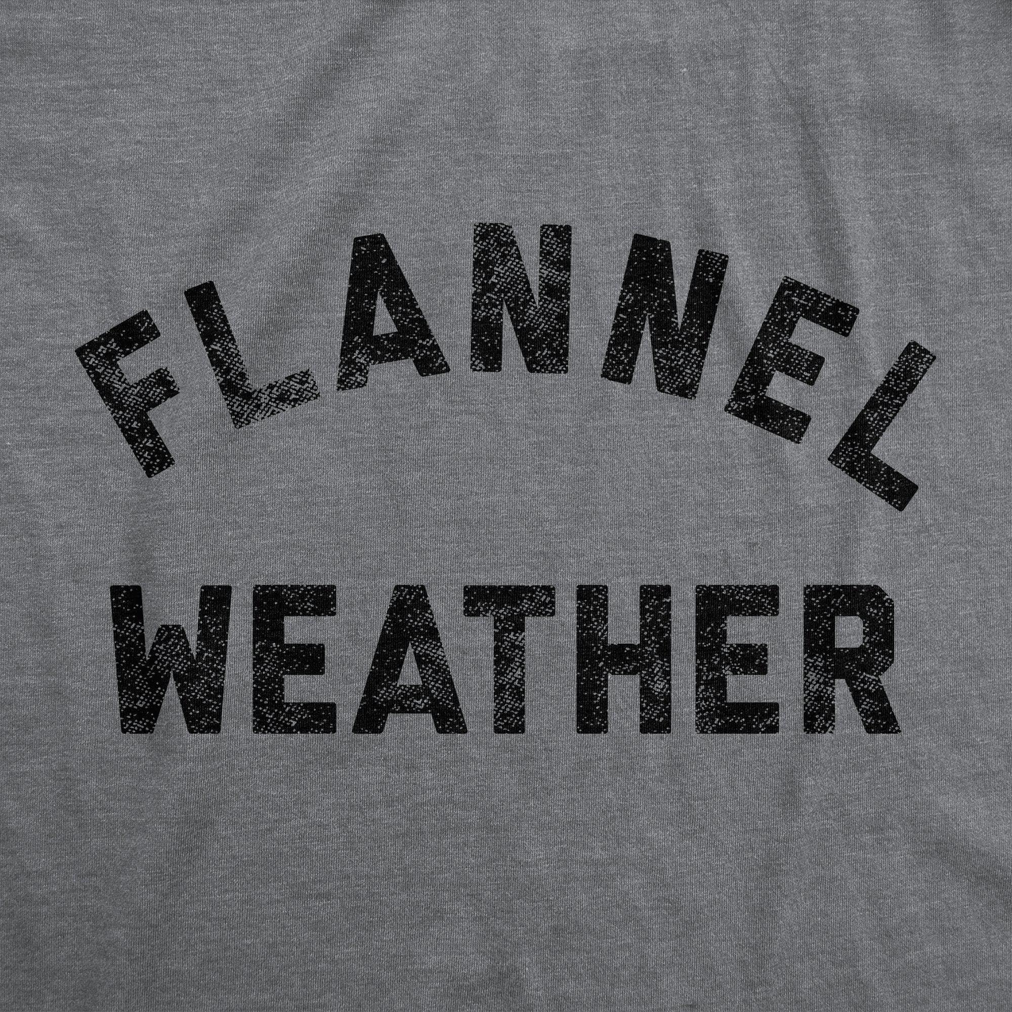 Flannel Weather Men's Tshirt  -  Crazy Dog T-Shirts