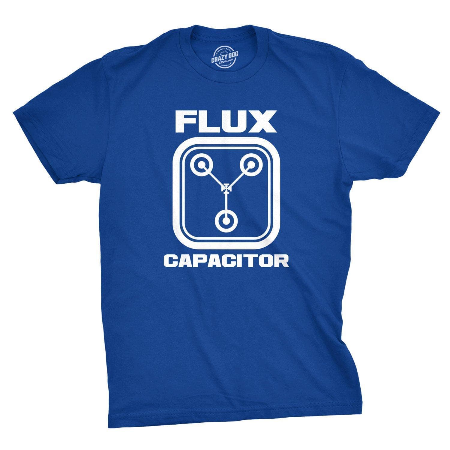 Flux Capacitor Men's Tshirt  -  Crazy Dog T-Shirts