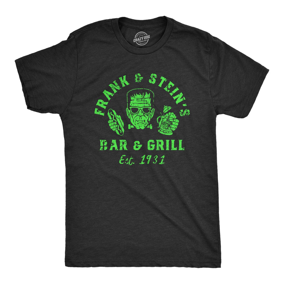 Frank And Steins Bar And Grill Men&#39;s Tshirt  -  Crazy Dog T-Shirts