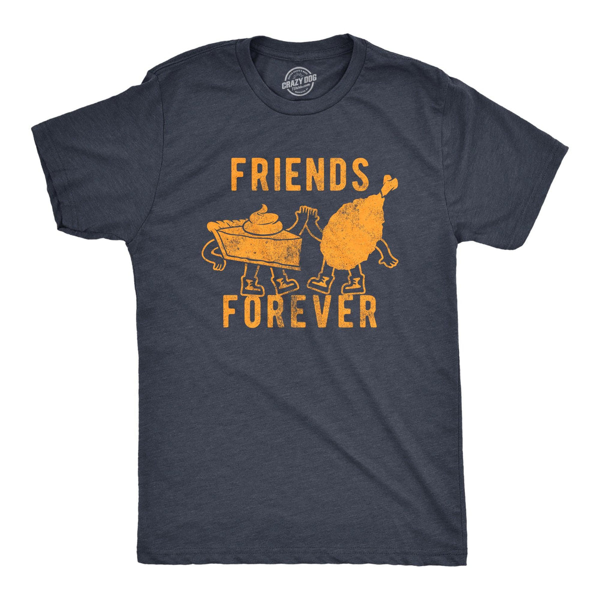 Friends Forever Men&#39;s Tshirt  -  Crazy Dog T-Shirts