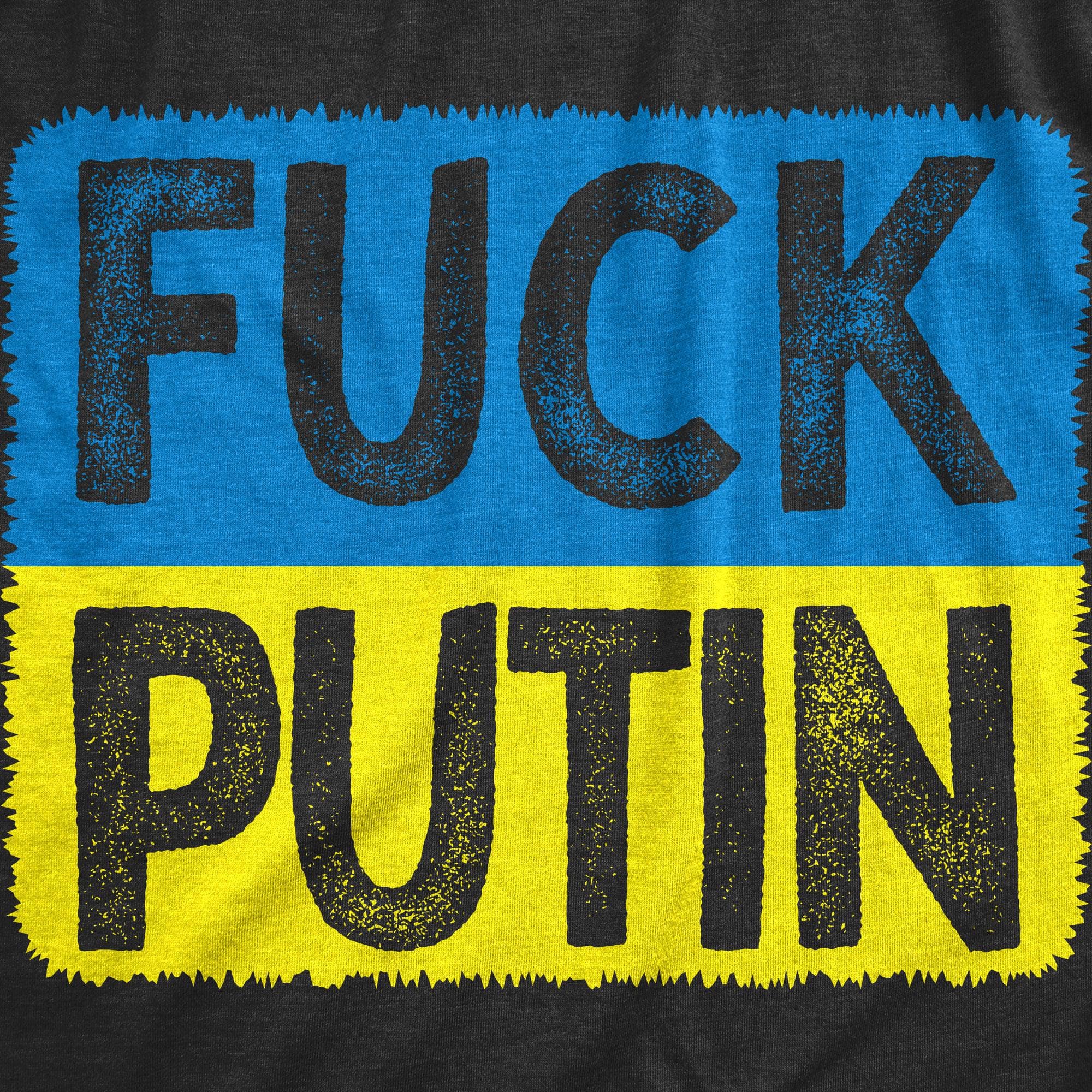 Fuck Putin Men's Tshirt  -  Crazy Dog T-Shirts