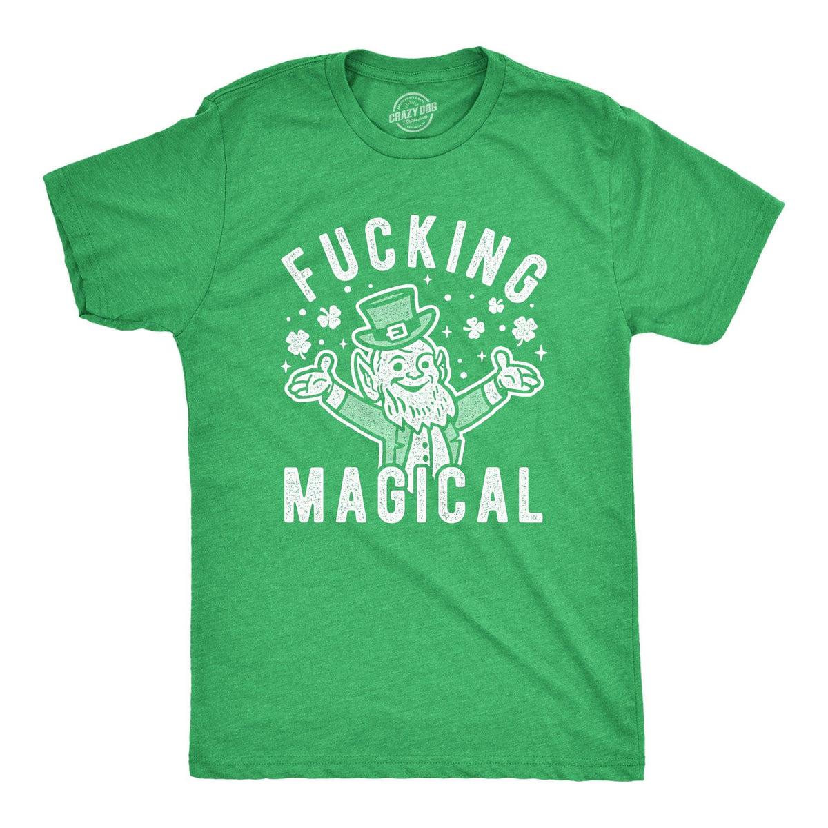 Fucking Magical Leprechaun Men&#39;s Tshirt  -  Crazy Dog T-Shirts