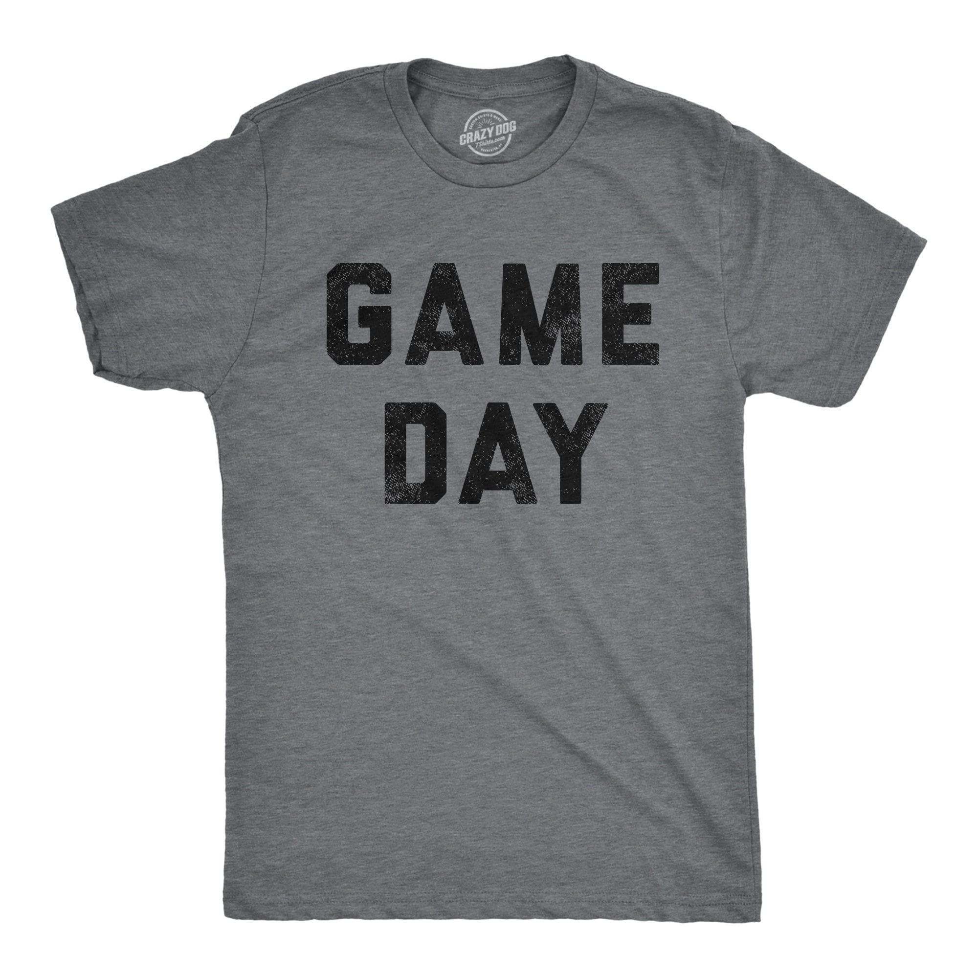 Game Day Men's Tshirt - Crazy Dog T-Shirts