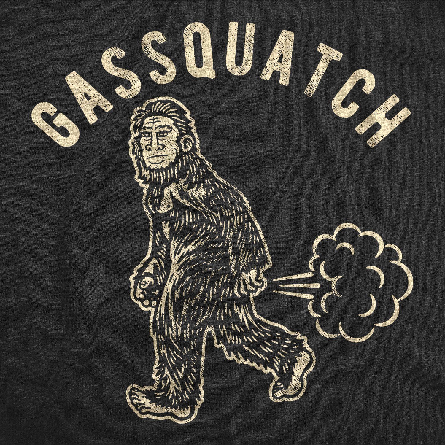 Gassquatch Men's Tshirt - Crazy Dog T-Shirts