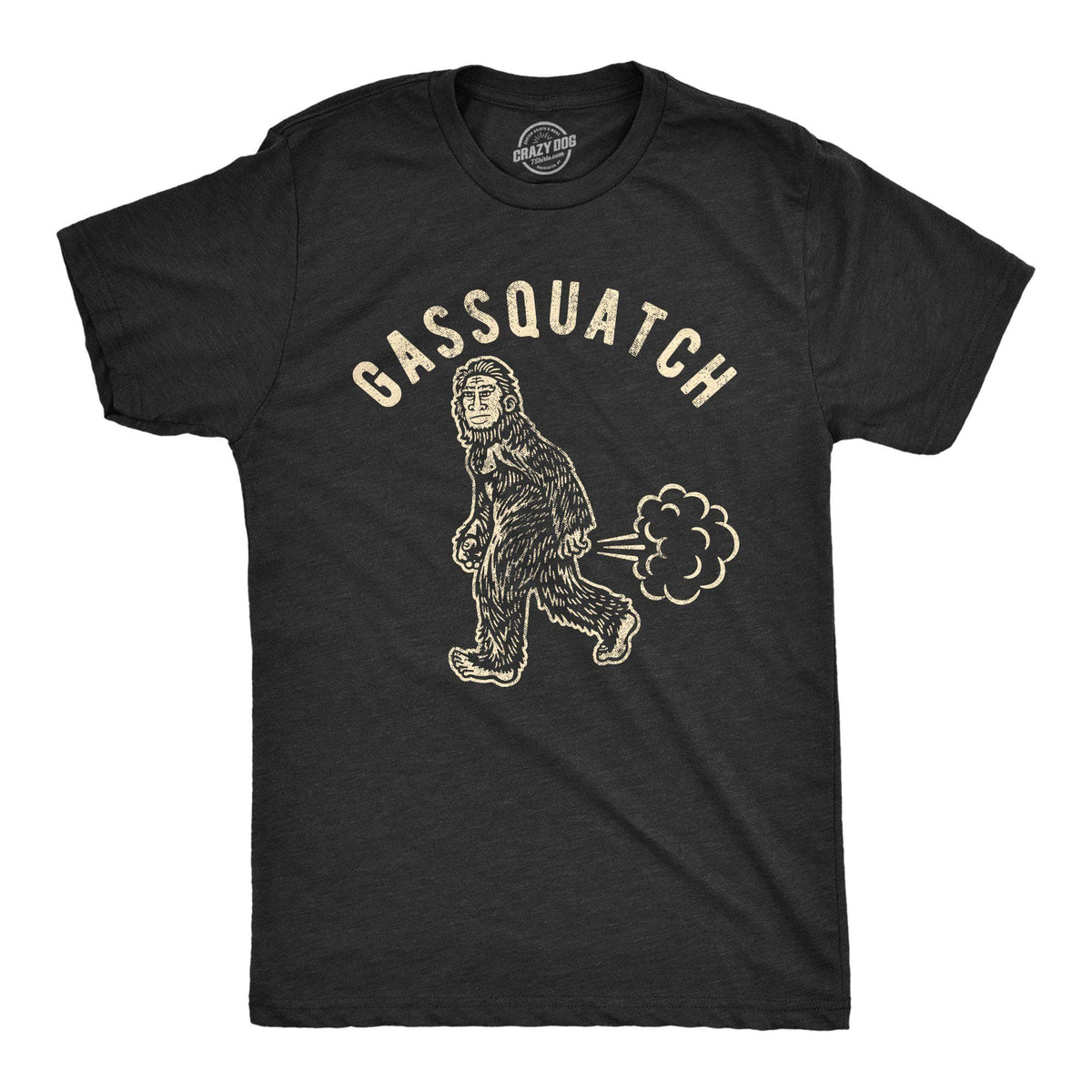 Gassquatch Men&#39;s Tshirt - Crazy Dog T-Shirts