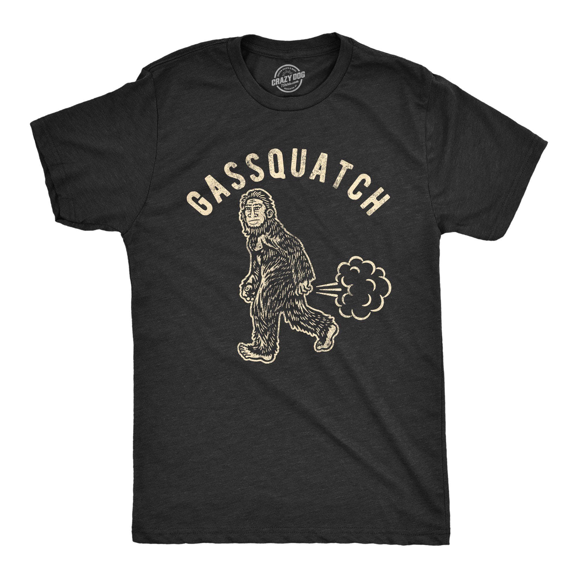 Gassquatch Men's Tshirt - Crazy Dog T-Shirts