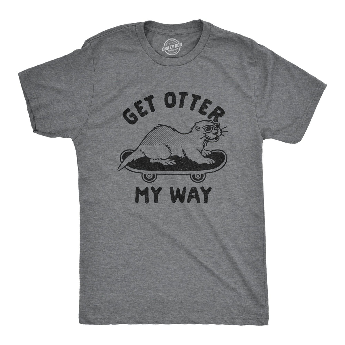 Get Otter My Way Men&#39;s Tshirt - Crazy Dog T-Shirts