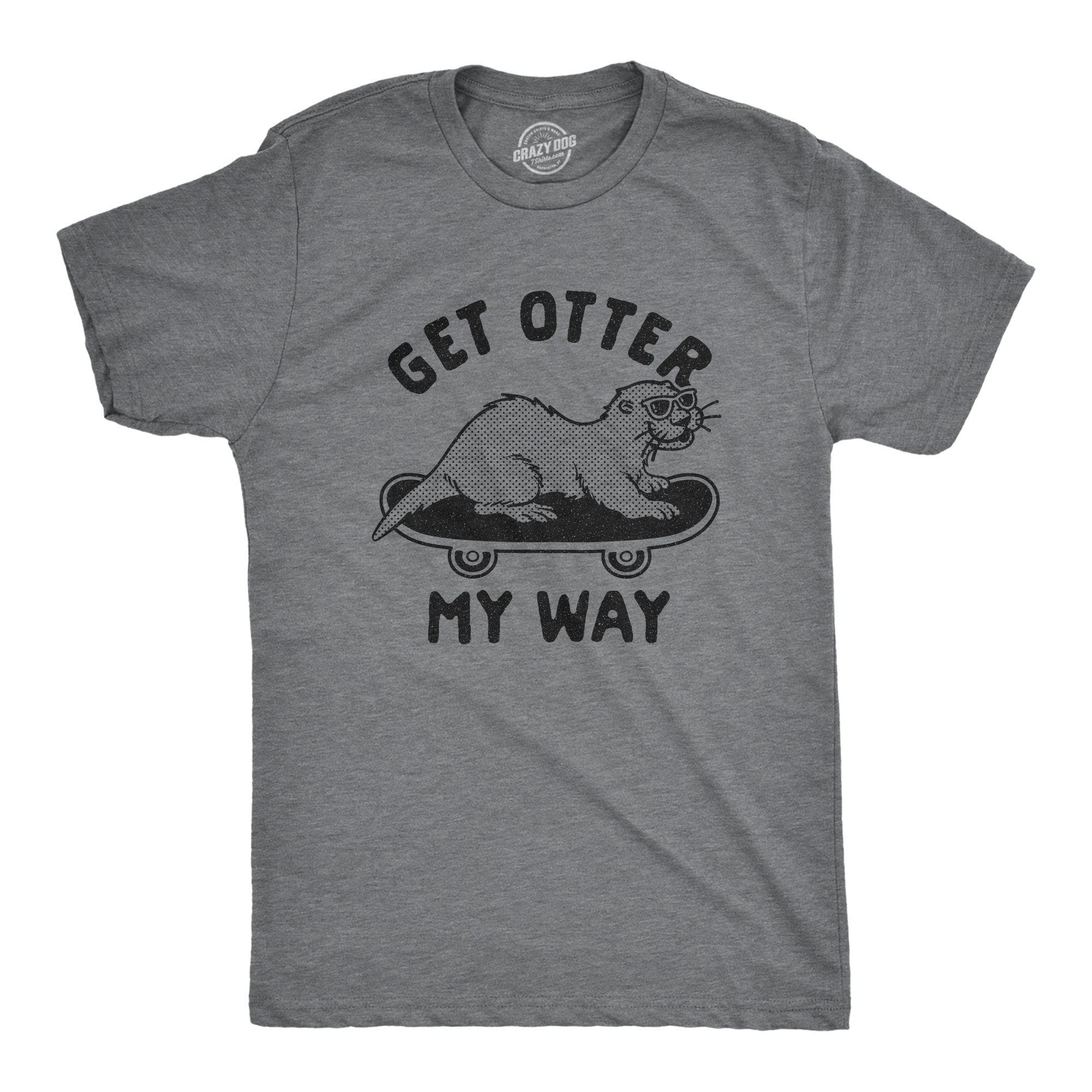Get Otter My Way Men's Tshirt - Crazy Dog T-Shirts