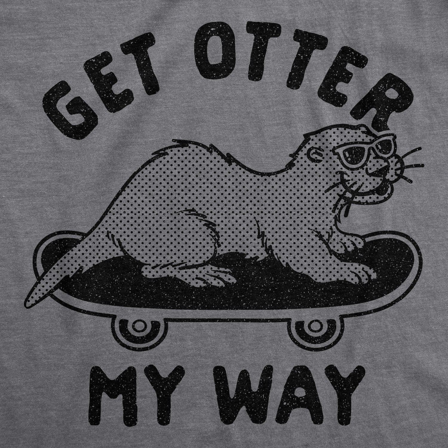 Get Otter My Way Men's Tshirt - Crazy Dog T-Shirts