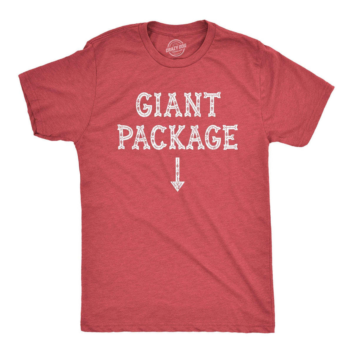 Giant Package Men&#39;s Tshirt - Crazy Dog T-Shirts