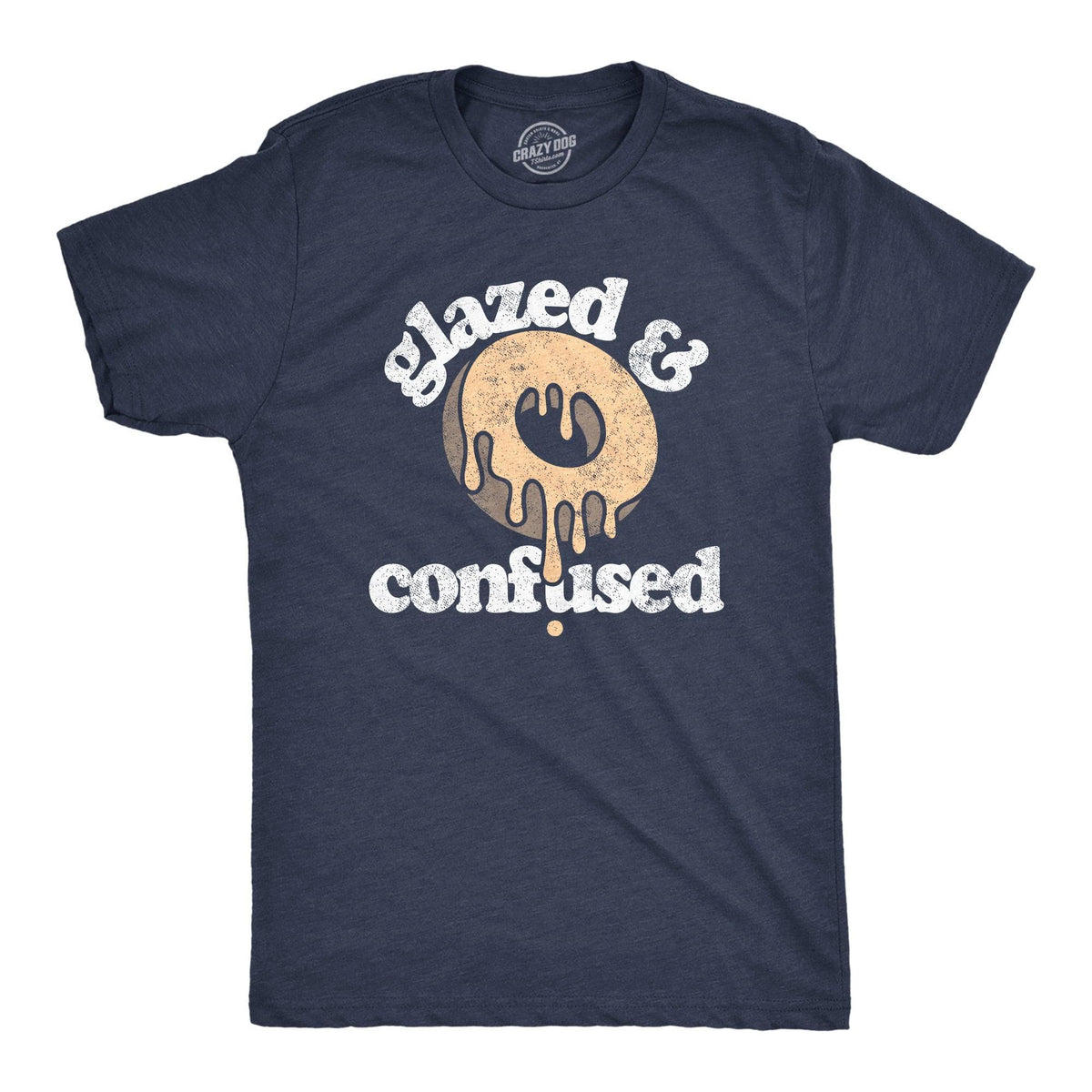Glazed And Confused Men&#39;s Tshirt  -  Crazy Dog T-Shirts