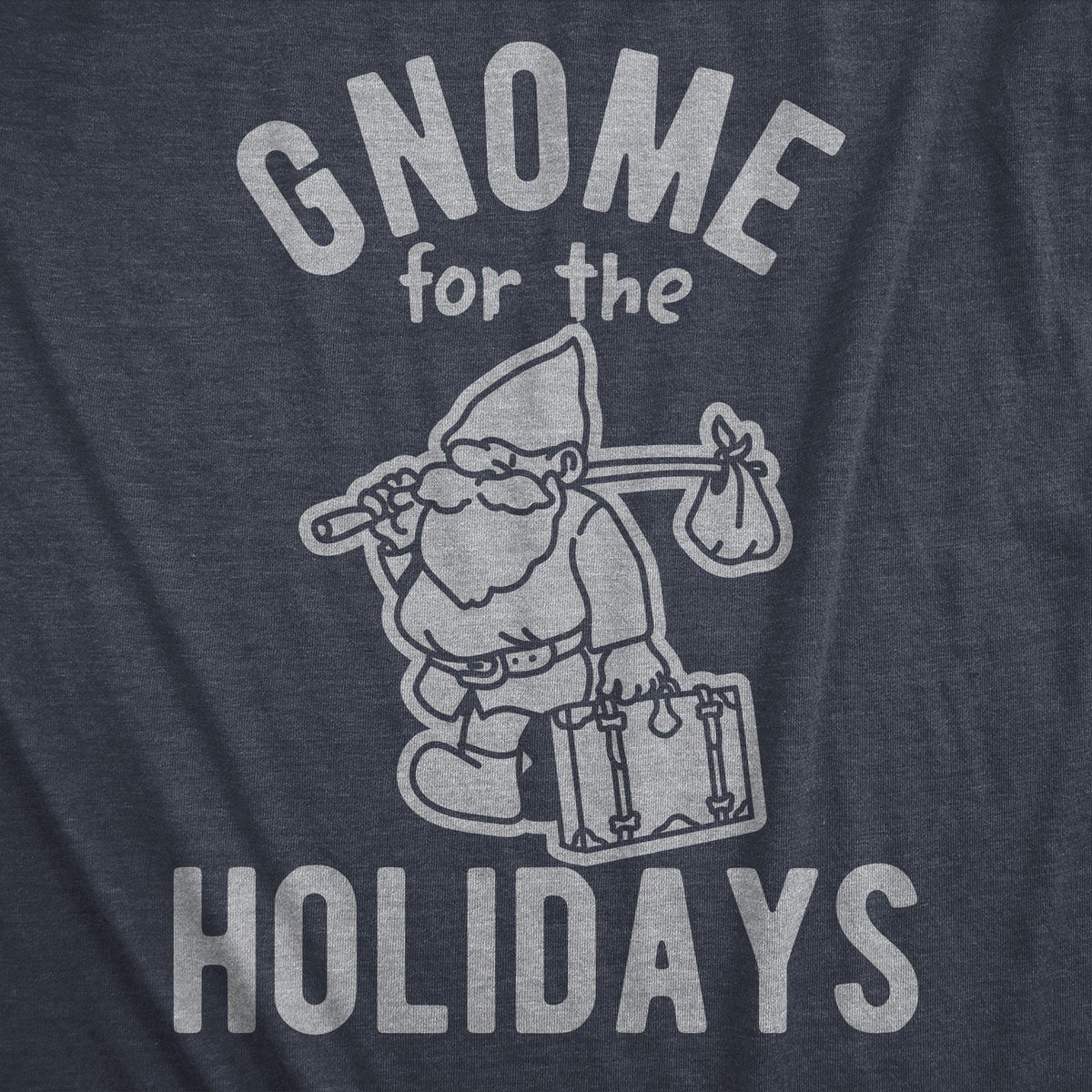 Gnome For The Holidays Men&#39;s Tshirt - Crazy Dog T-Shirts