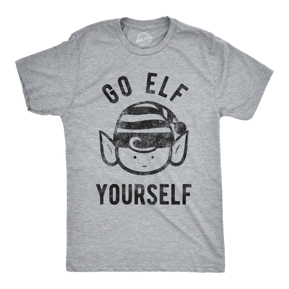 Go Elf Yourself Men&#39;s Tshirt - Crazy Dog T-Shirts