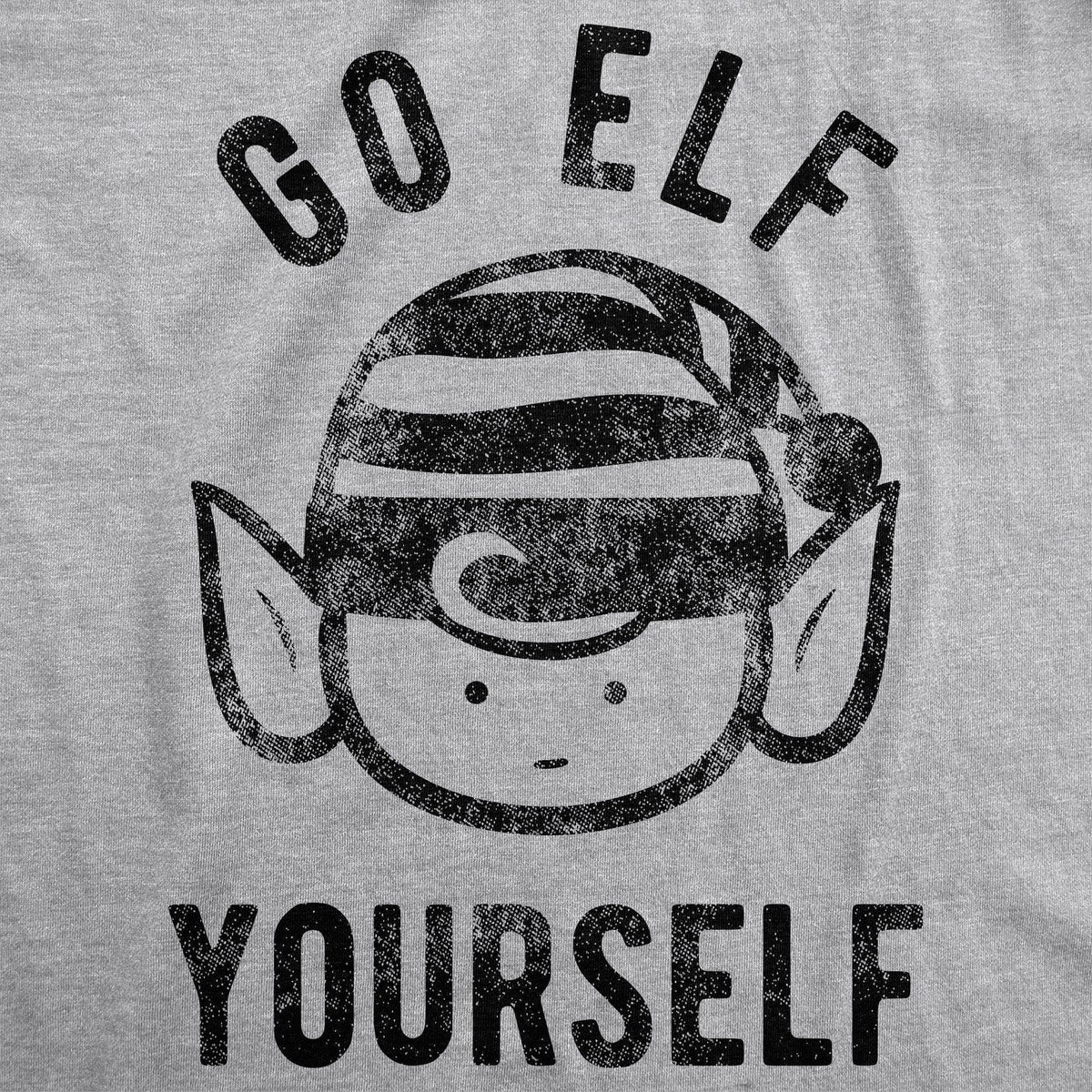 Go Elf Yourself Men&#39;s Tshirt - Crazy Dog T-Shirts
