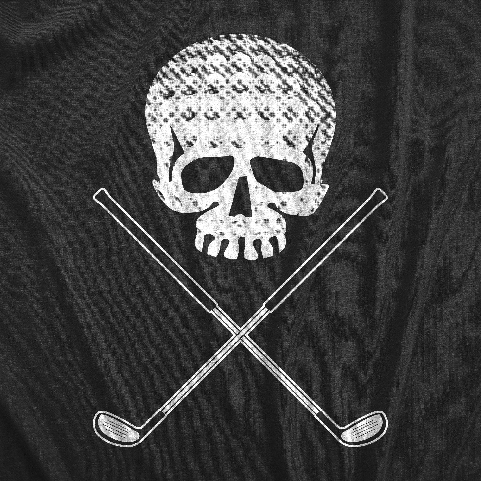 Golf Jolly Roger Men's Tshirt  -  Crazy Dog T-Shirts