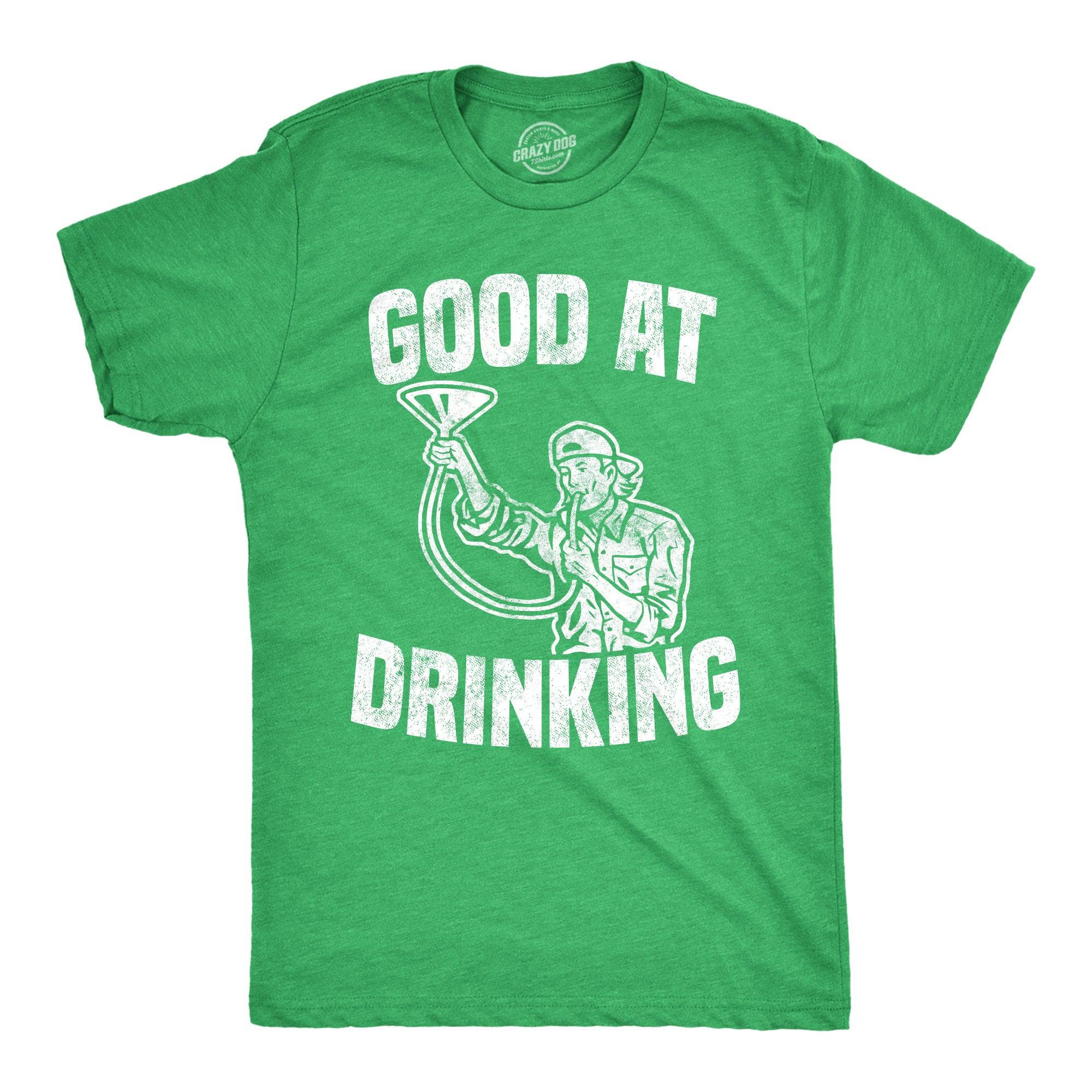 Good At Drinking Men's Tshirt  -  Crazy Dog T-Shirts