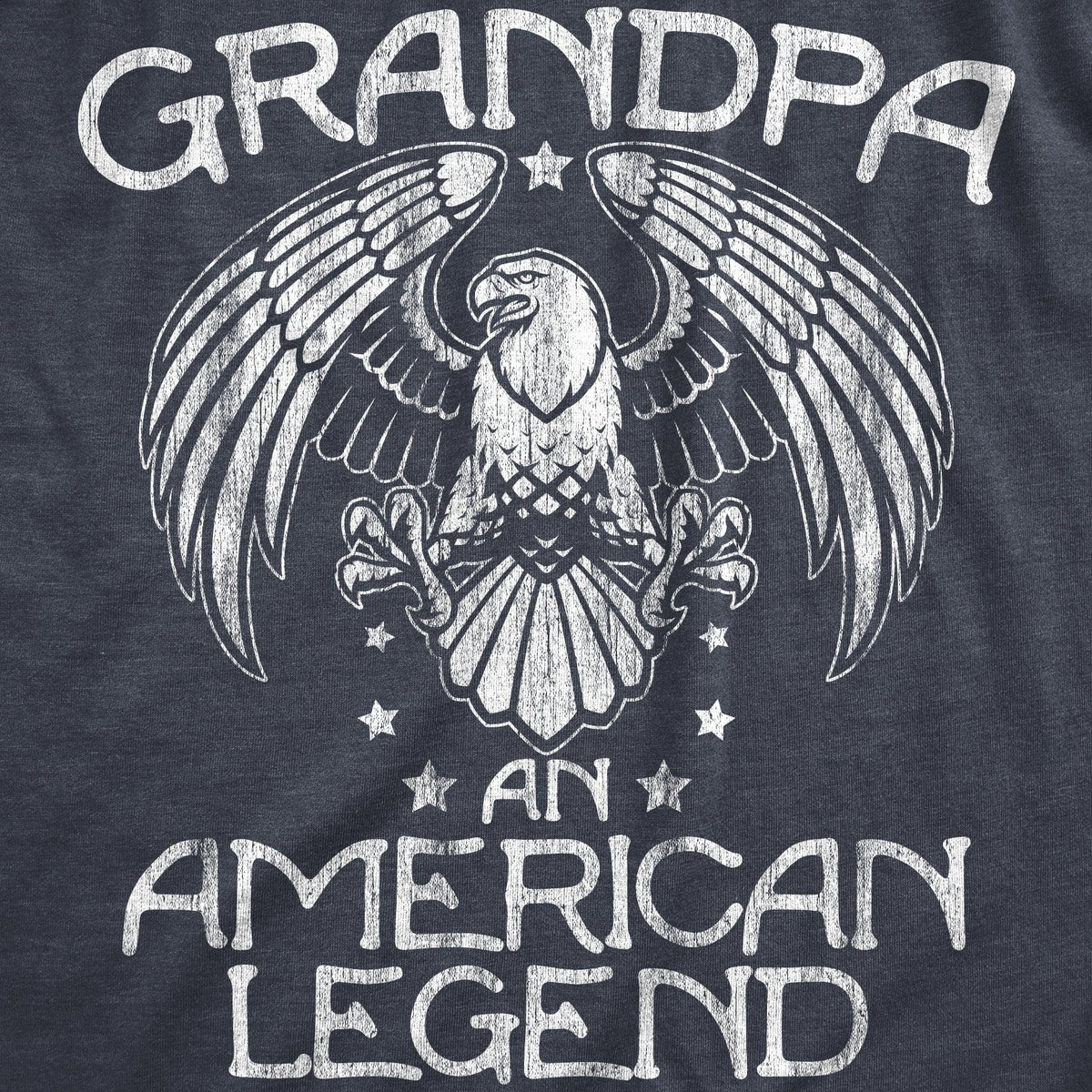 Grandpa An American Legend Men&#39;s Tshirt  -  Crazy Dog T-Shirts