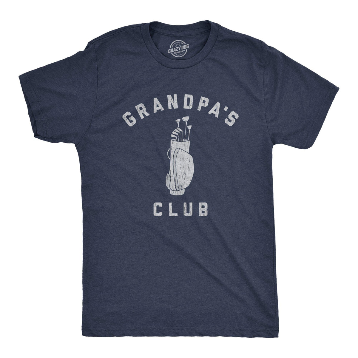 Grandpa&#39;s Club Men&#39;s Tshirt - Crazy Dog T-Shirts