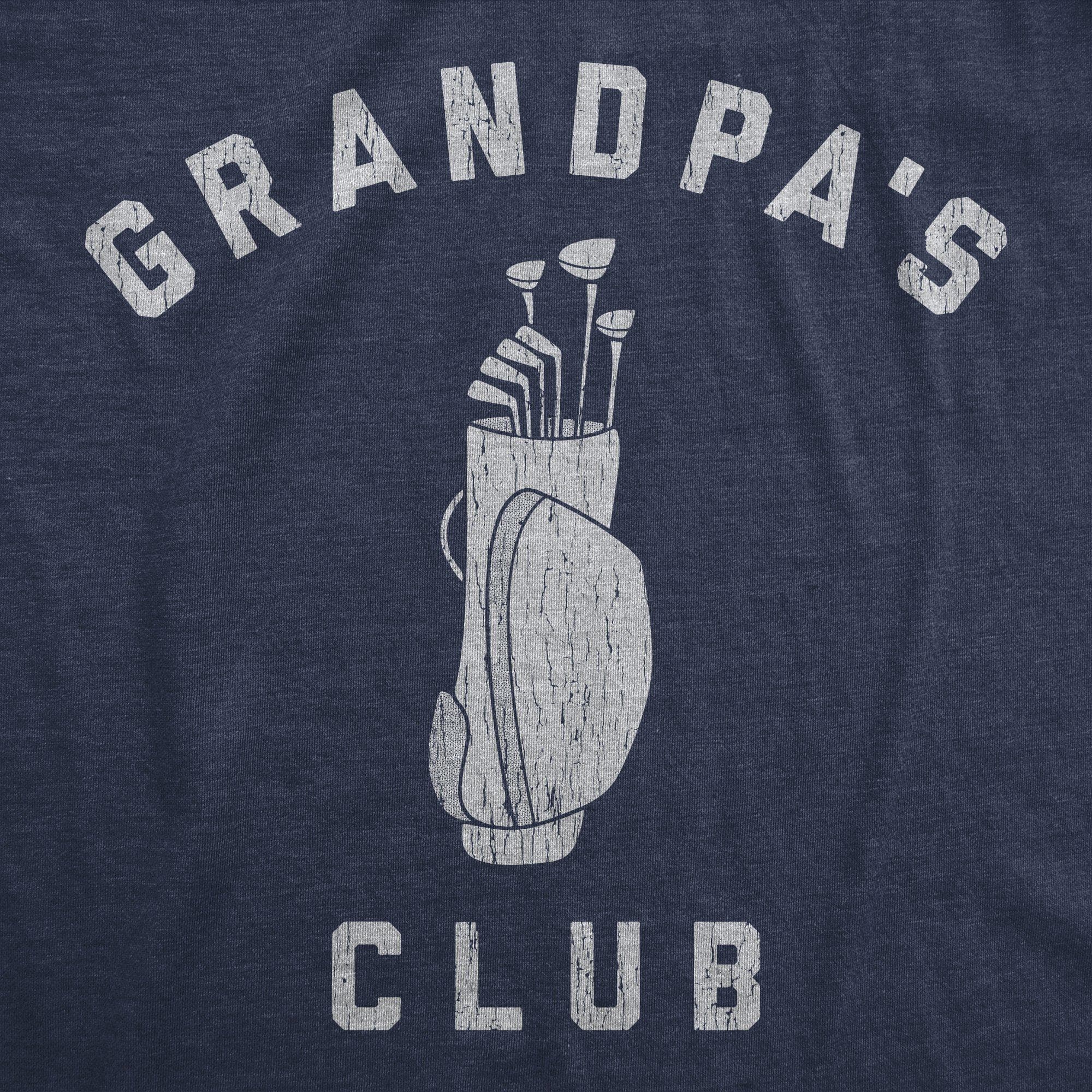 Grandpa's Club Men's Tshirt - Crazy Dog T-Shirts