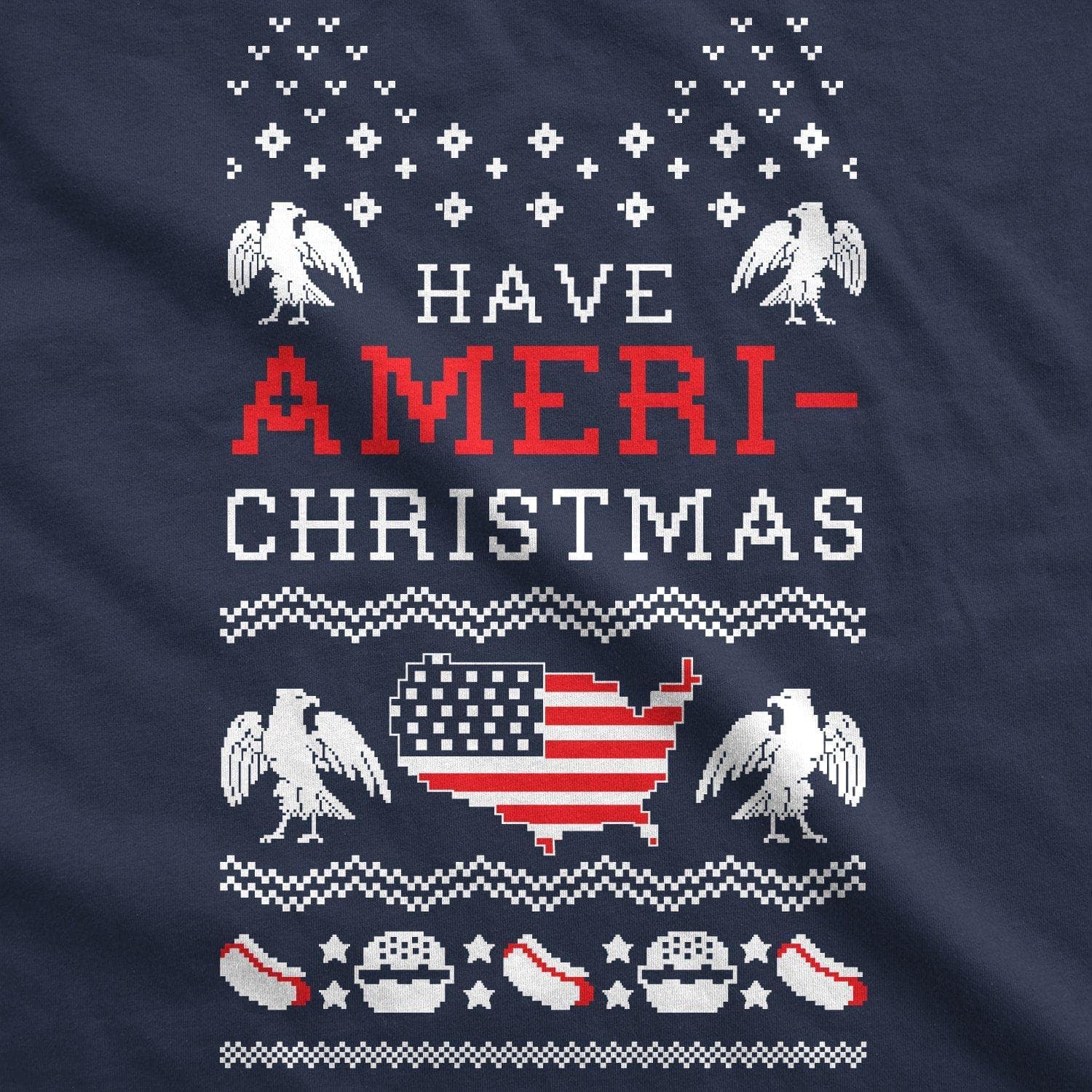 Have Ameri-Christmas Men's Tshirt - Crazy Dog T-Shirts