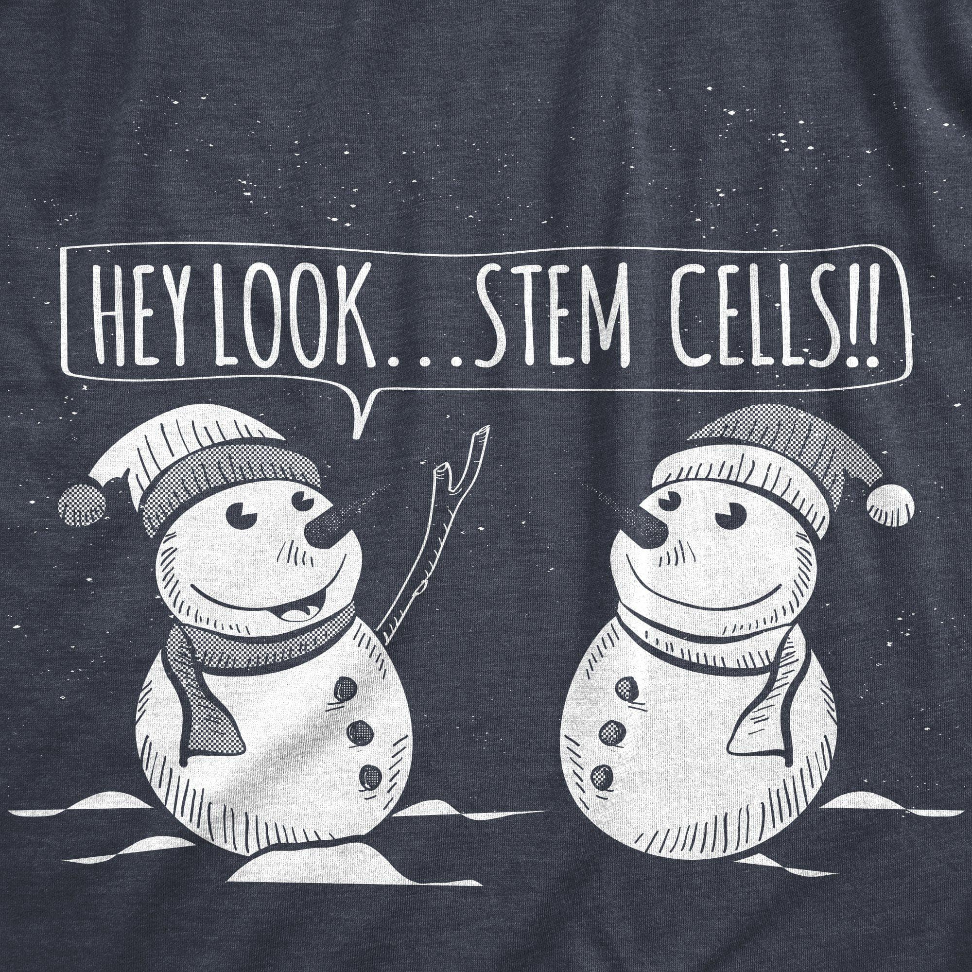 Hey Look Stem Cells Men's Tshirt - Crazy Dog T-Shirts