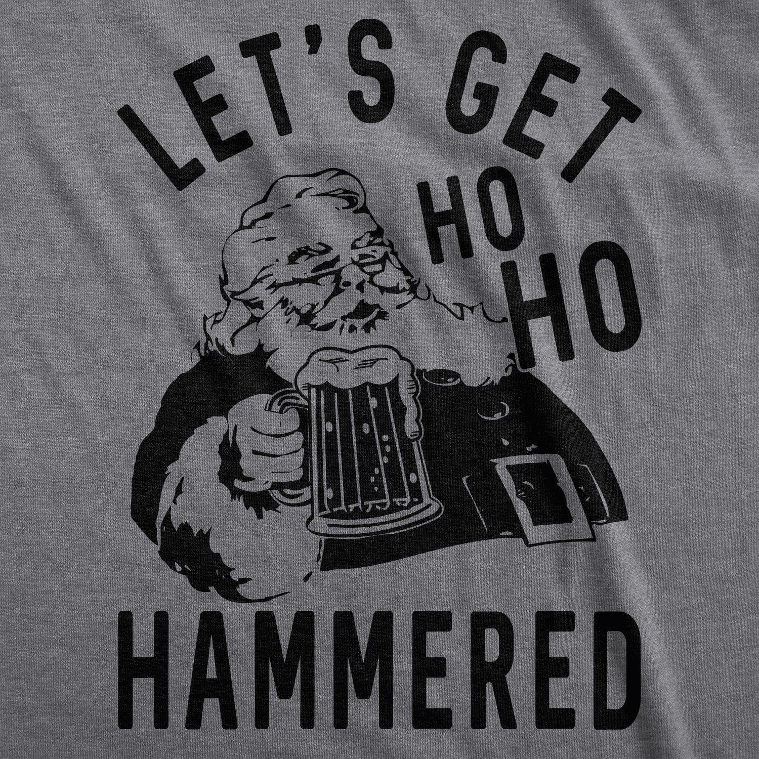 Ho Ho Hammered Men's Tshirt - Crazy Dog T-Shirts