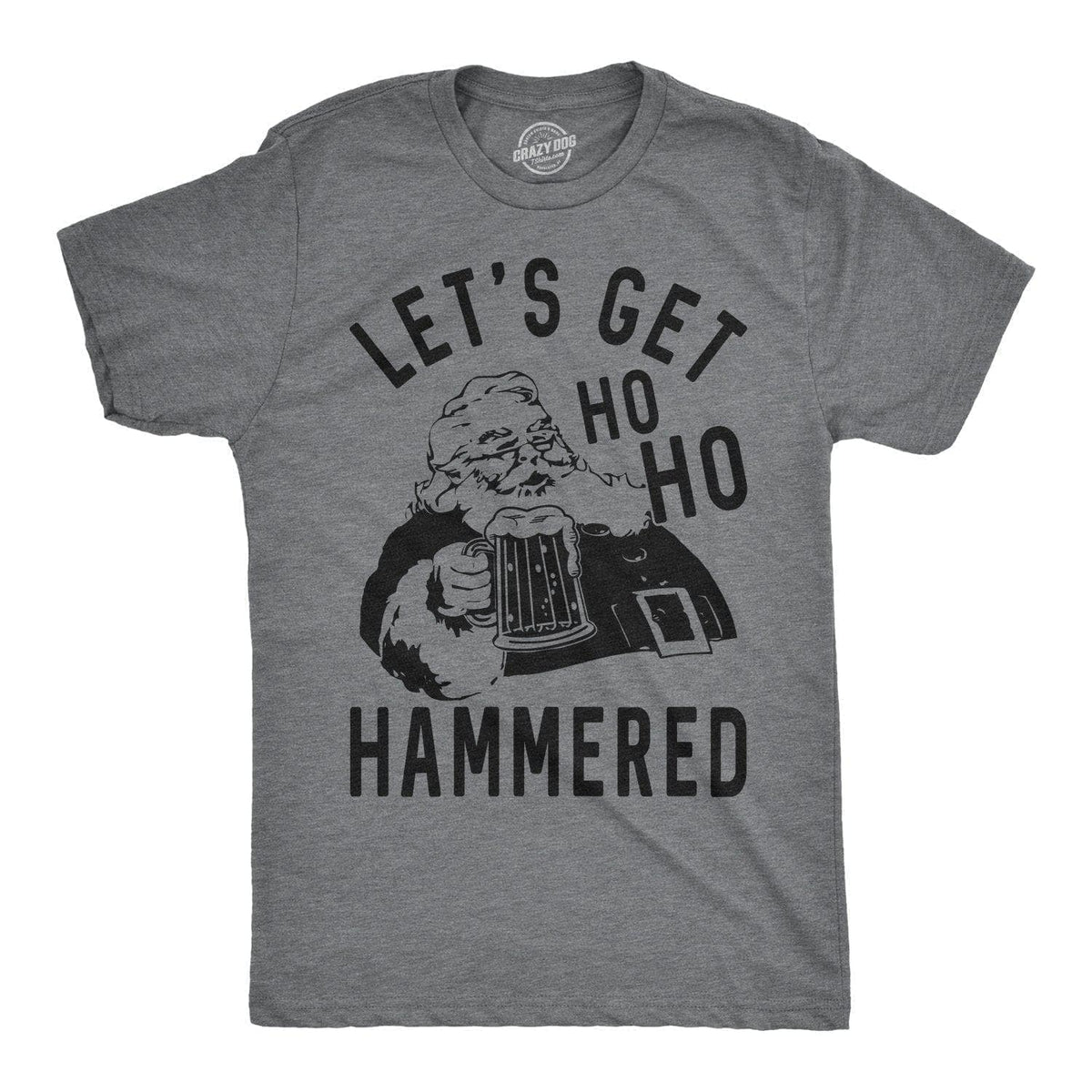 Ho Ho Hammered Men&#39;s Tshirt - Crazy Dog T-Shirts