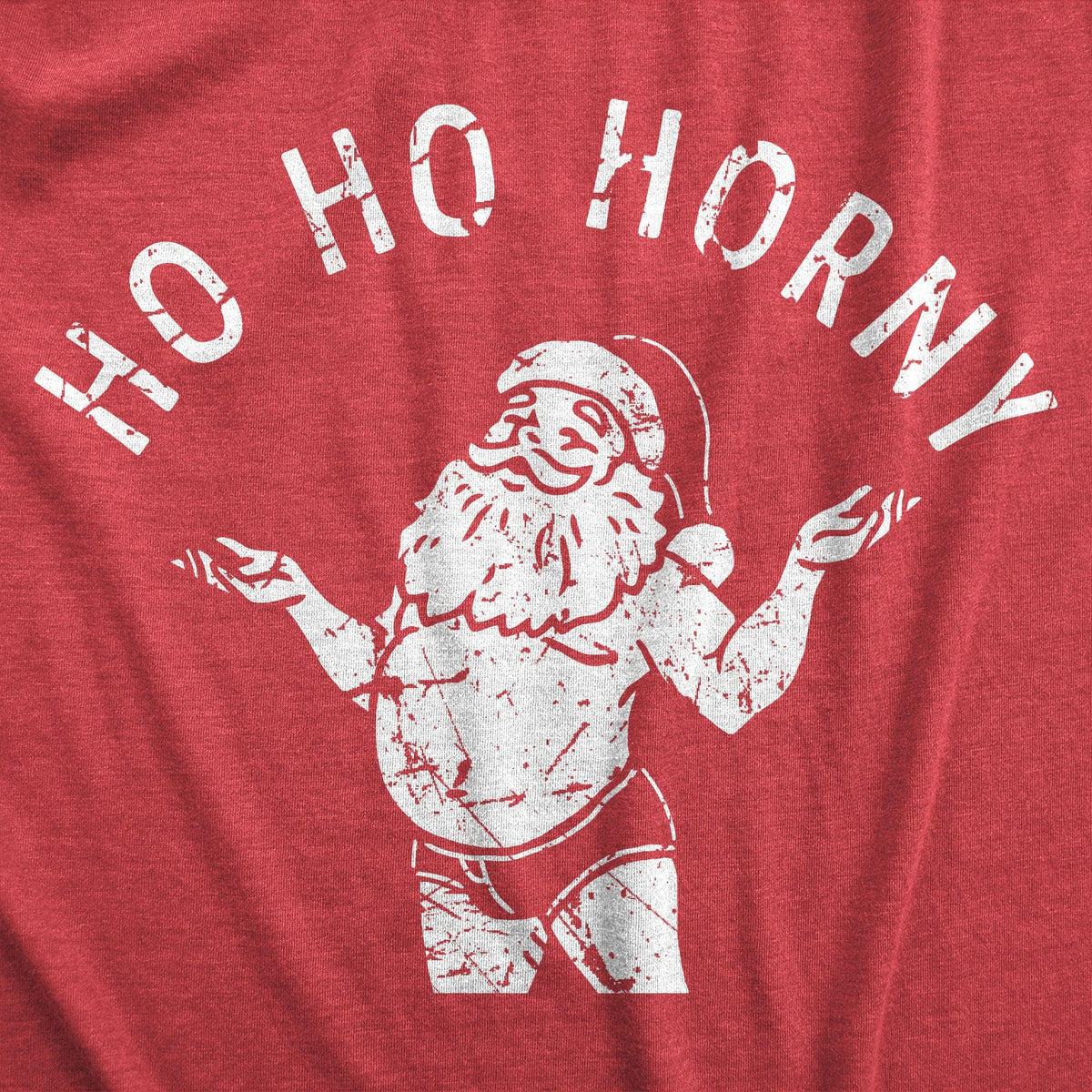 Ho Ho Horny Men&#39;s Tshirt  -  Crazy Dog T-Shirts