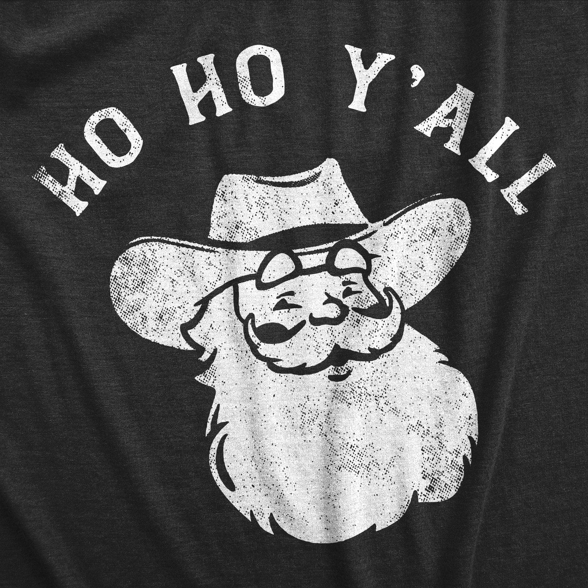Ho Ho Yall Men's Tshirt  -  Crazy Dog T-Shirts