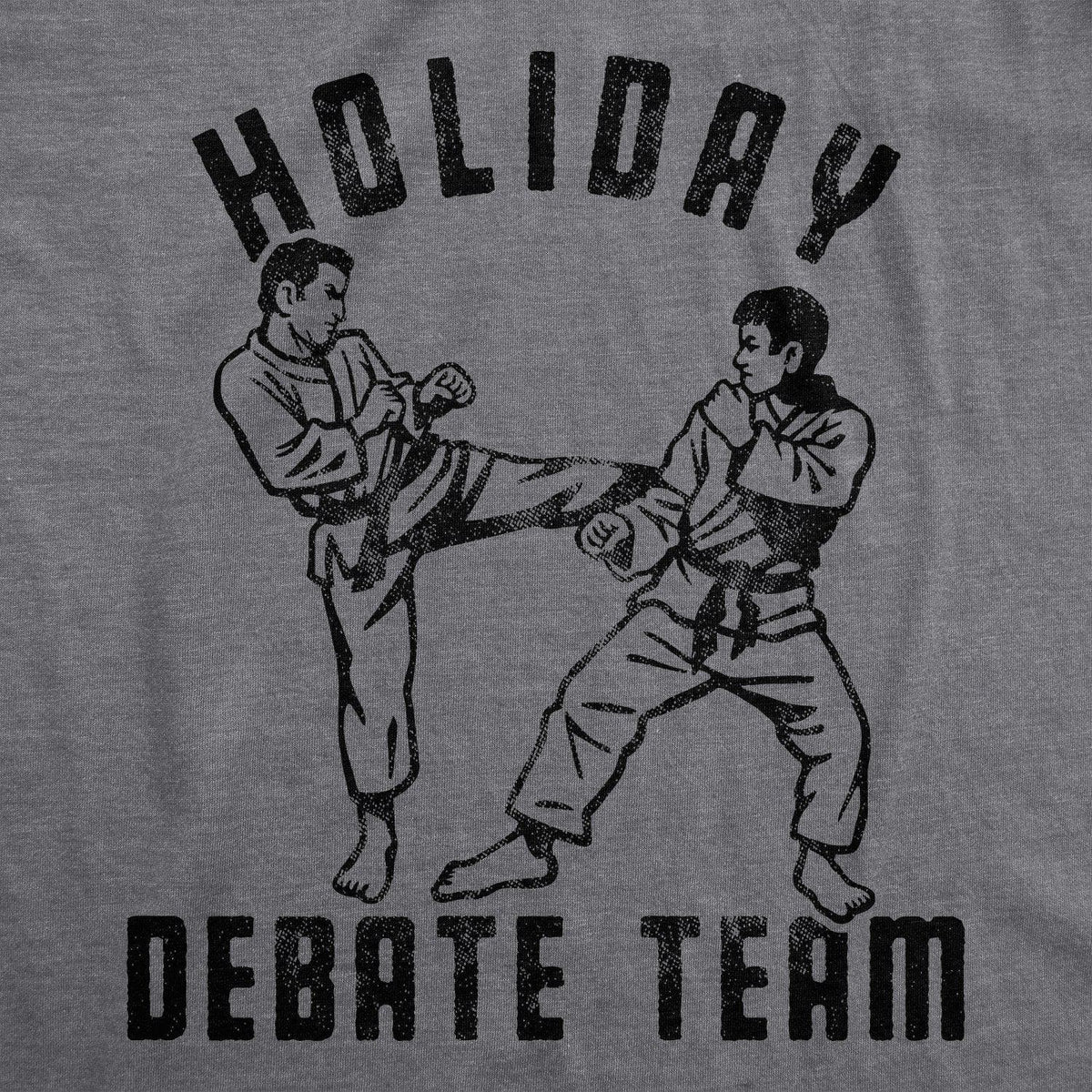 Holiday Debate Team Men&#39;s Tshirt - Crazy Dog T-Shirts