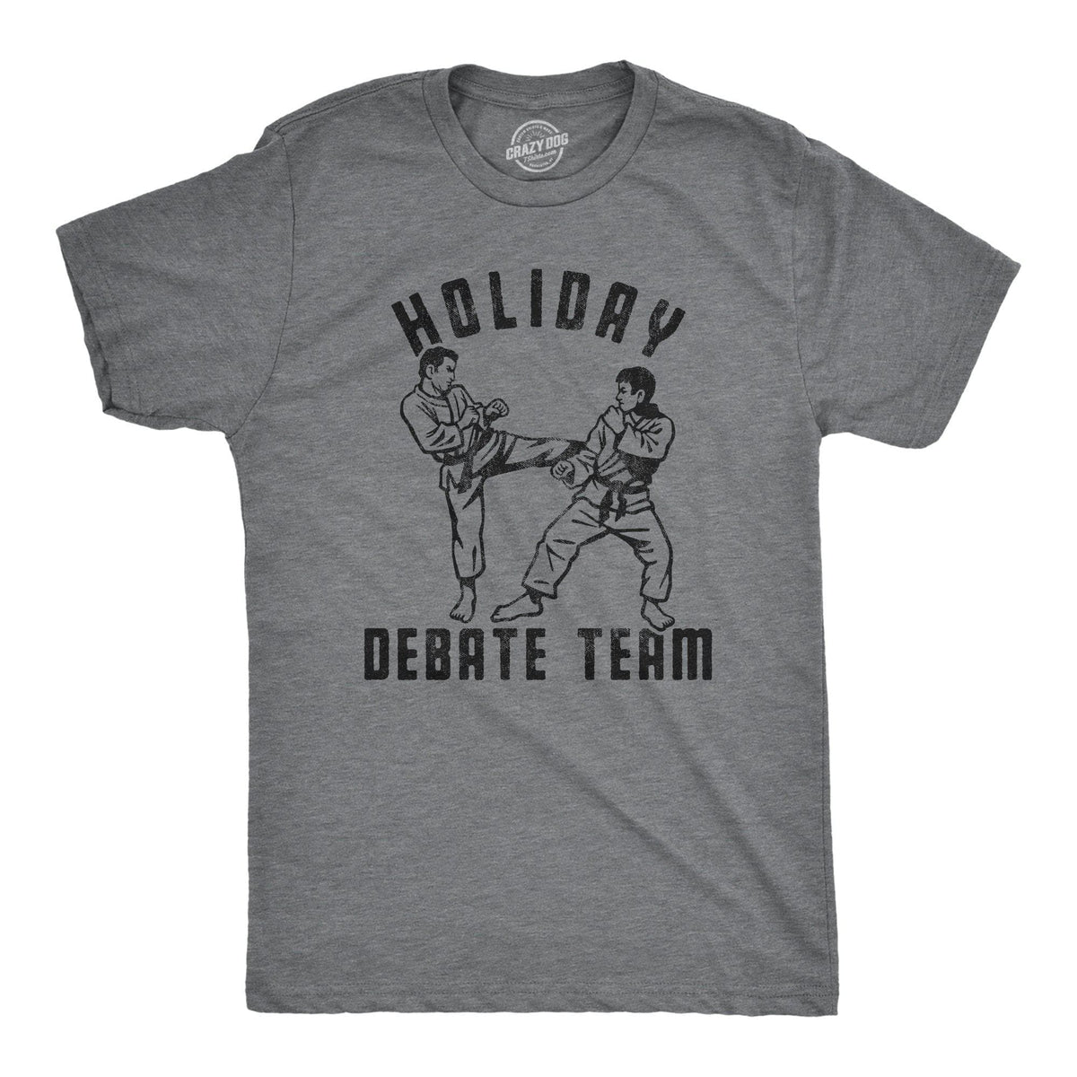 Holiday Debate Team Men&#39;s Tshirt - Crazy Dog T-Shirts