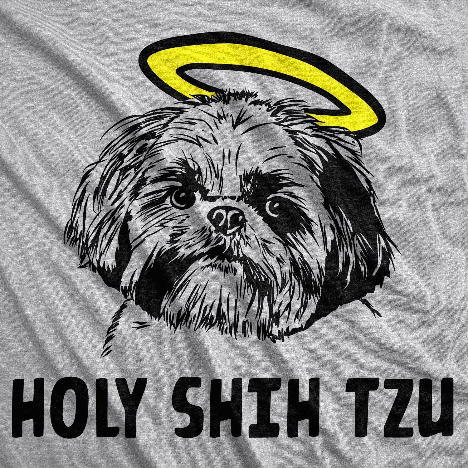 Holy Shih Tzu Men's Tshirt  -  Crazy Dog T-Shirts