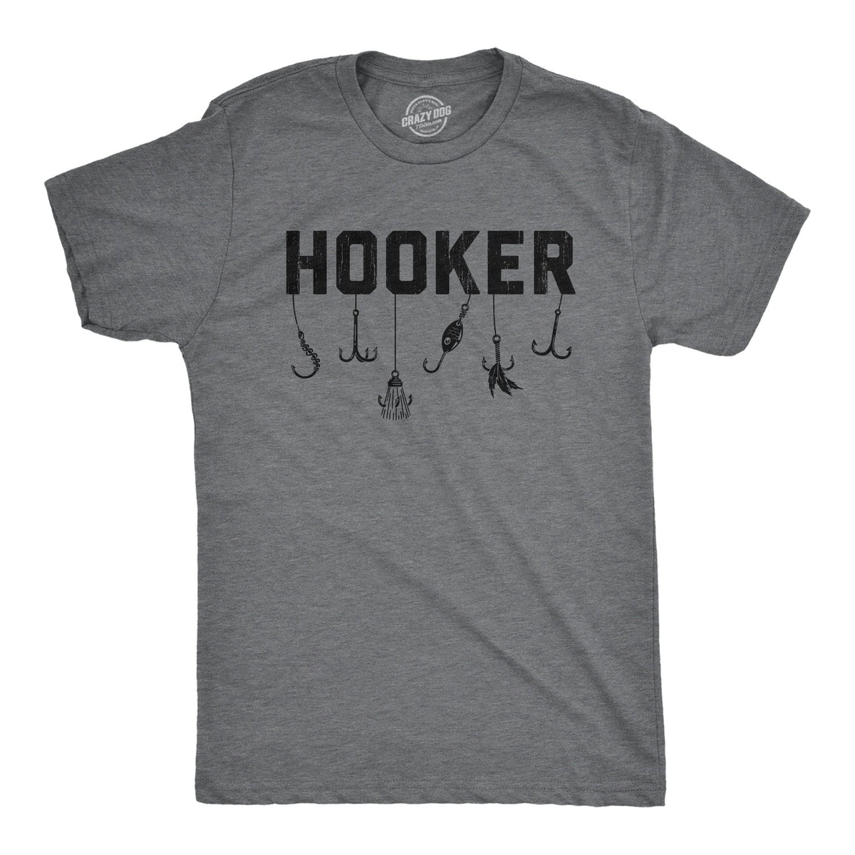 Hooker Men&#39;s Tshirt  -  Crazy Dog T-Shirts