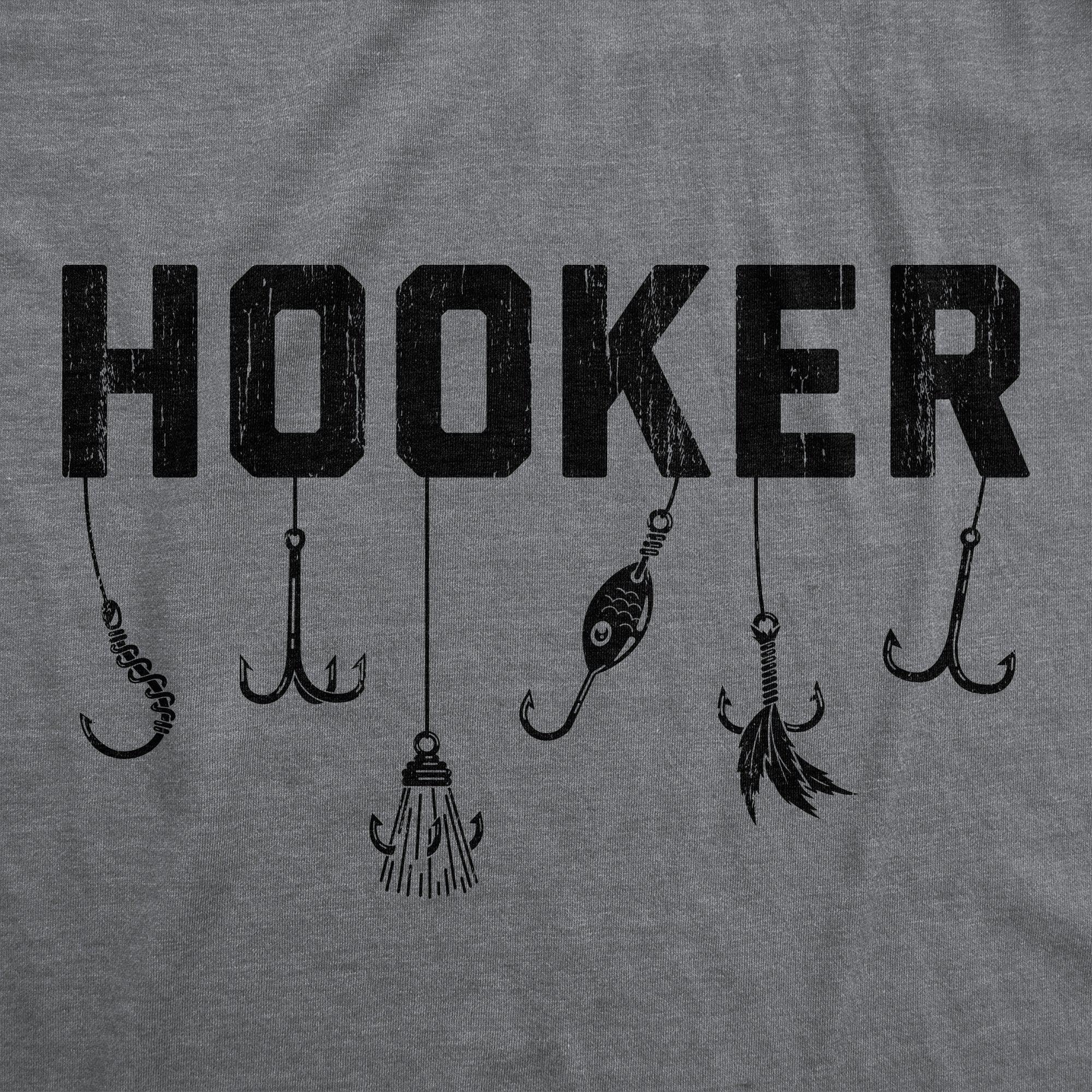 Hooker Men's Tshirt  -  Crazy Dog T-Shirts