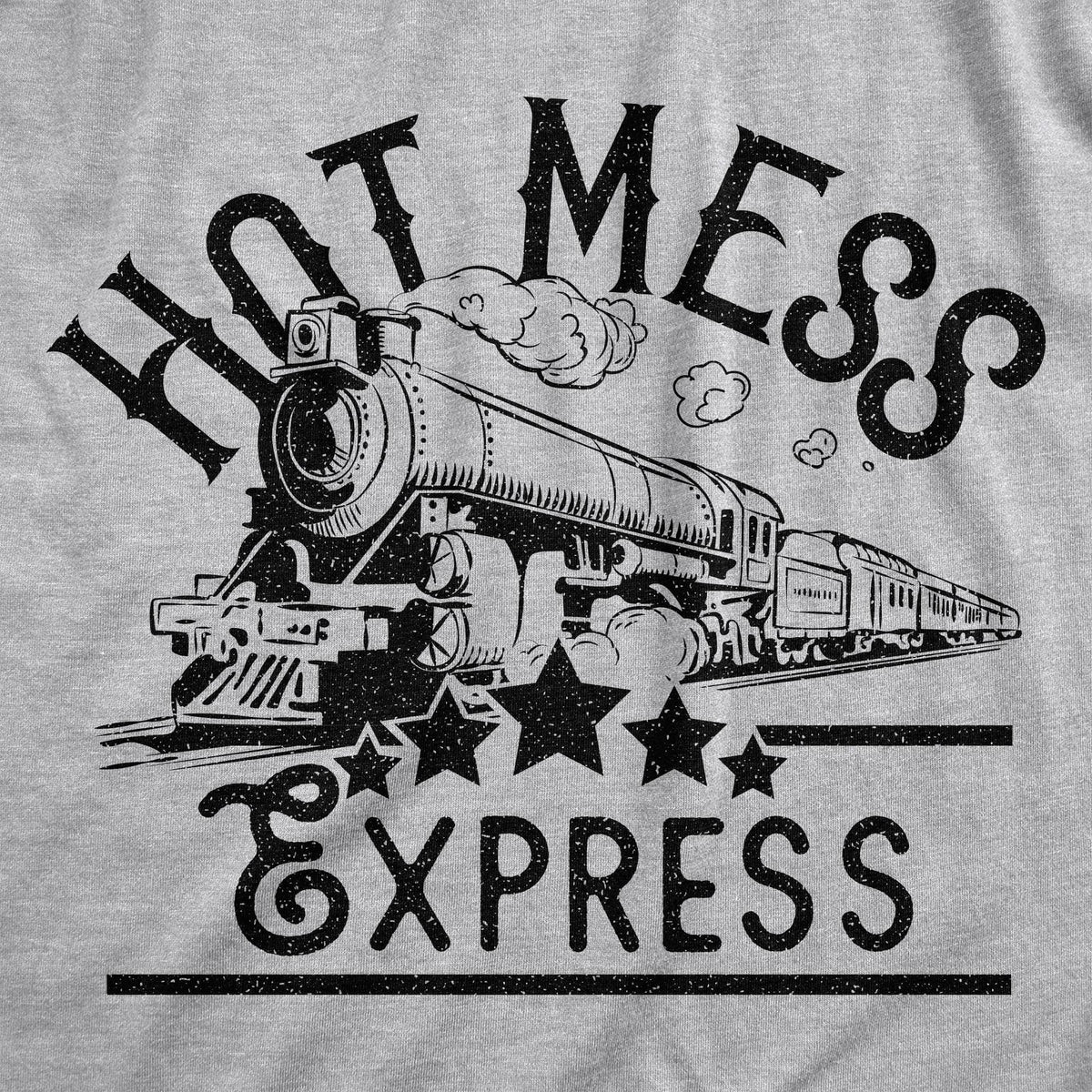 Hot Mess Express Men&#39;s Tshirt - Crazy Dog T-Shirts