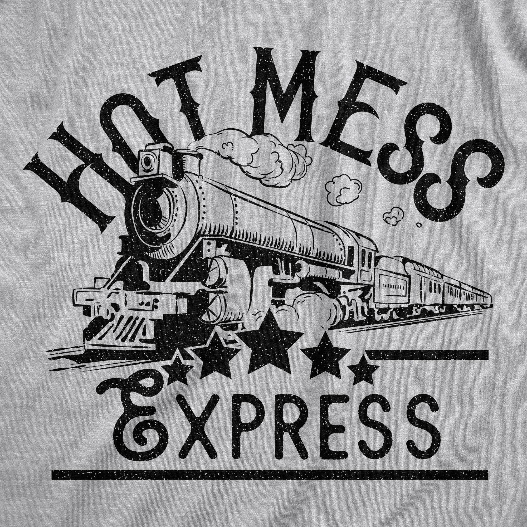 Hot Mess Express Men's Tshirt - Crazy Dog T-Shirts