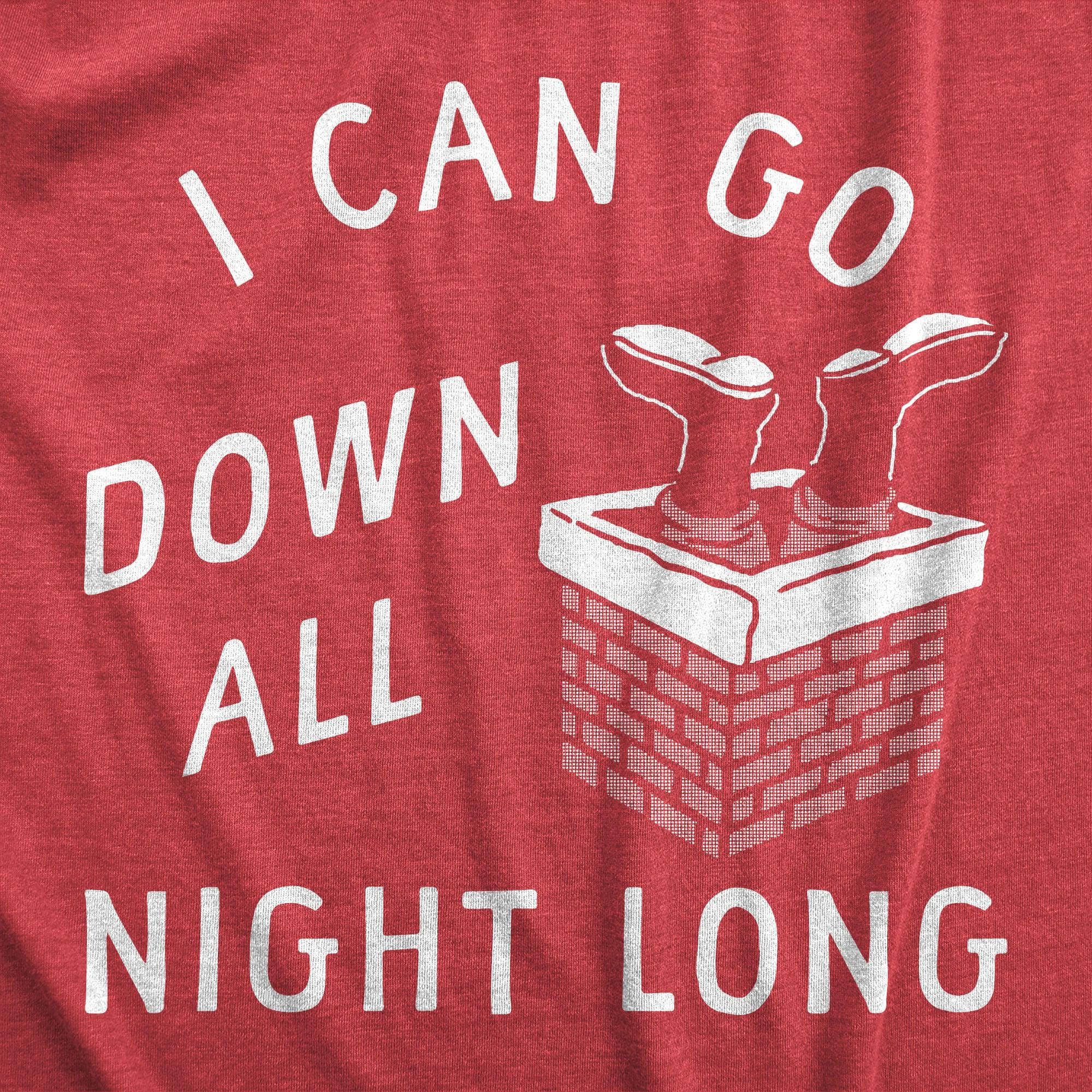 I Can Go Down All Night Long Men's Tshirt  -  Crazy Dog T-Shirts