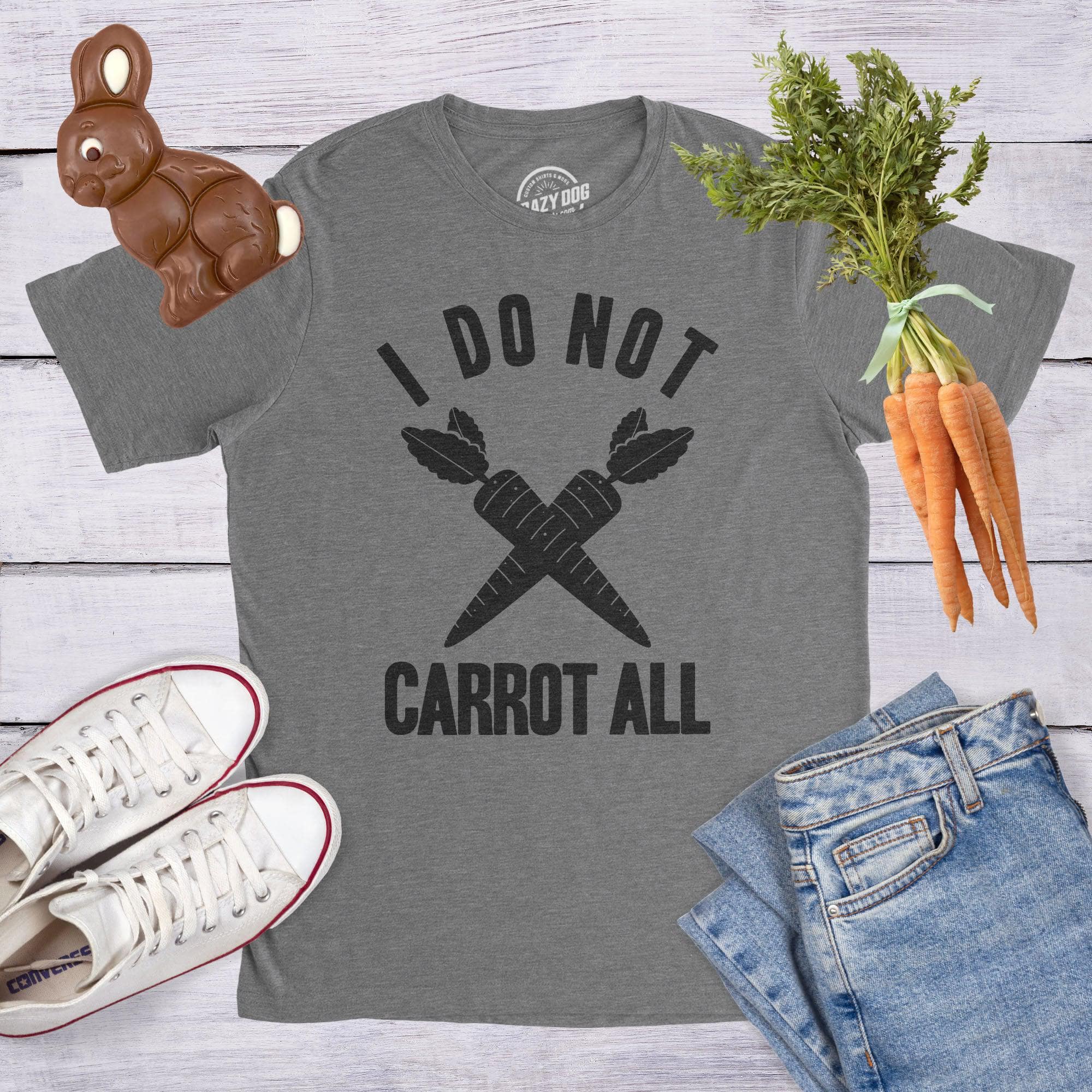 I Do Not Carrot All Men's Tshirt  -  Crazy Dog T-Shirts