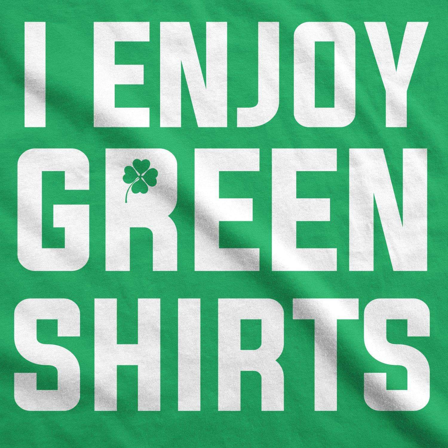 I Enjoy Green Shirts Men's Tshirt - Crazy Dog T-Shirts