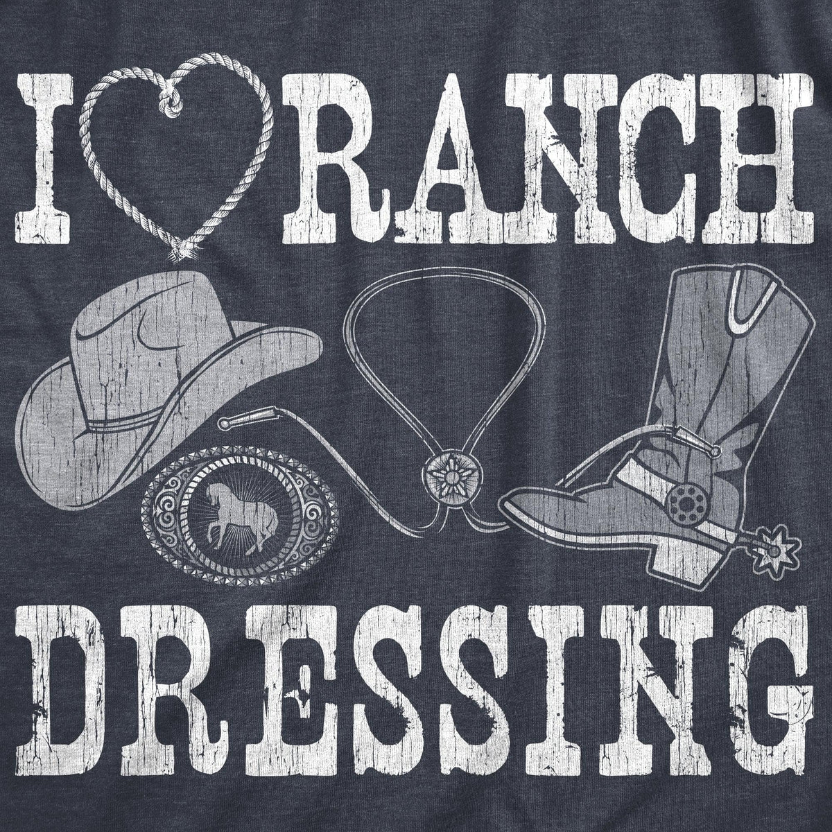 I Heart Ranch Dressing Men&#39;s Tshirt  -  Crazy Dog T-Shirts