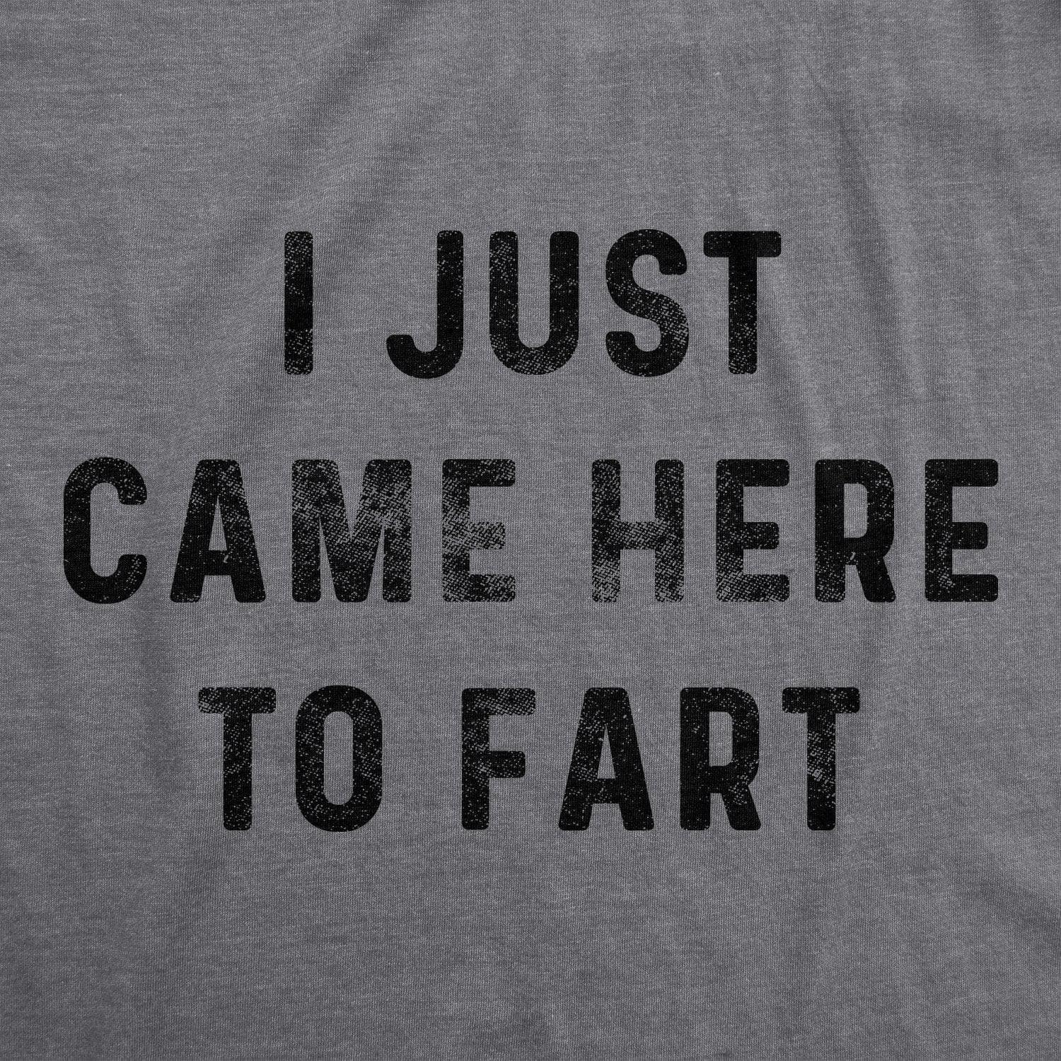 I Just Came Here To Fart Men's Tshirt  -  Crazy Dog T-Shirts