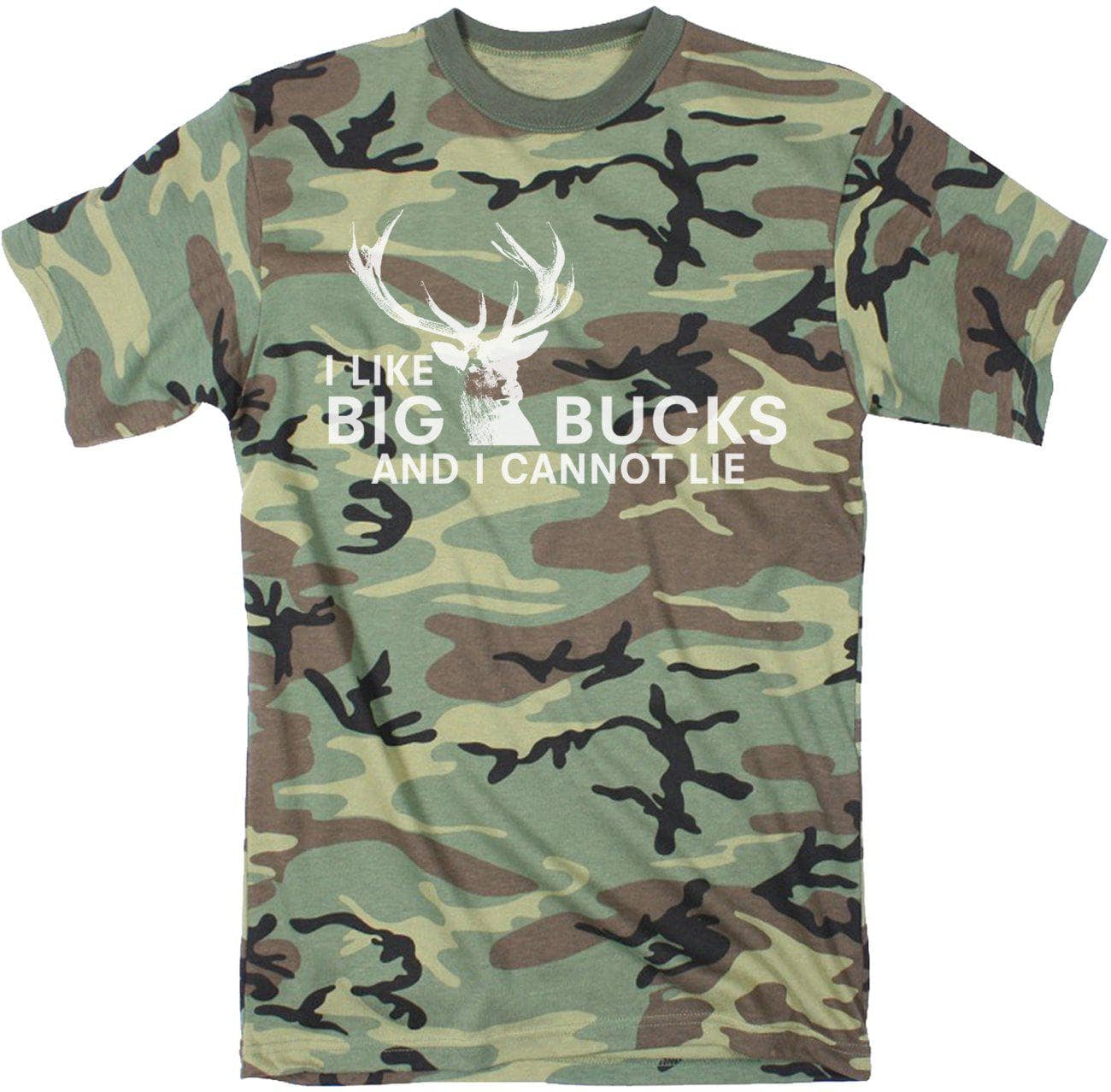 I Like Big Bucks Men's Tshirt - Crazy Dog T-Shirts